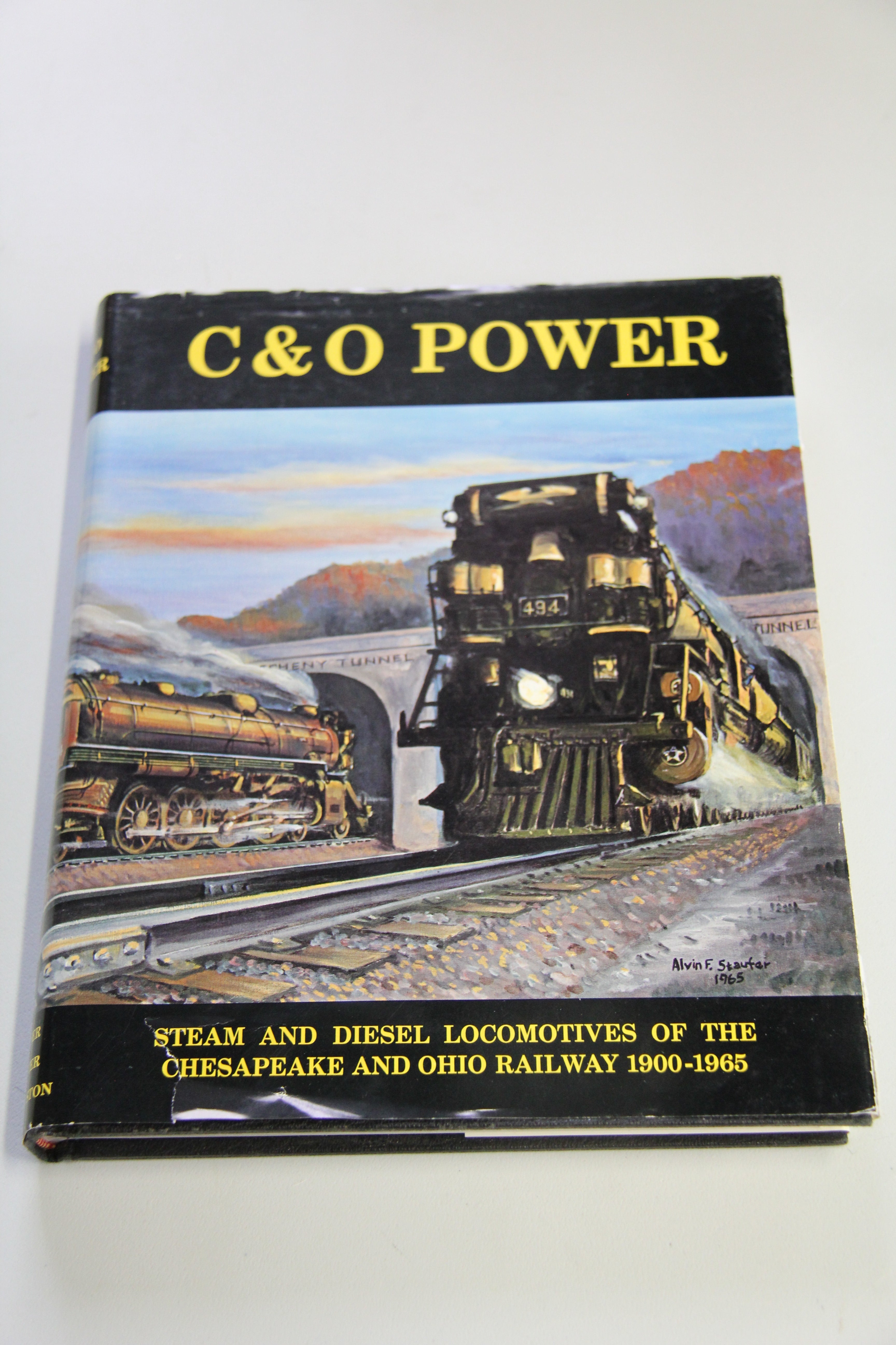 "C & O Power- Steam And Diesel Locomotives of the Chesapeake And Ohio Railways 1900-1965" Hardback Book-Second hand-M5880