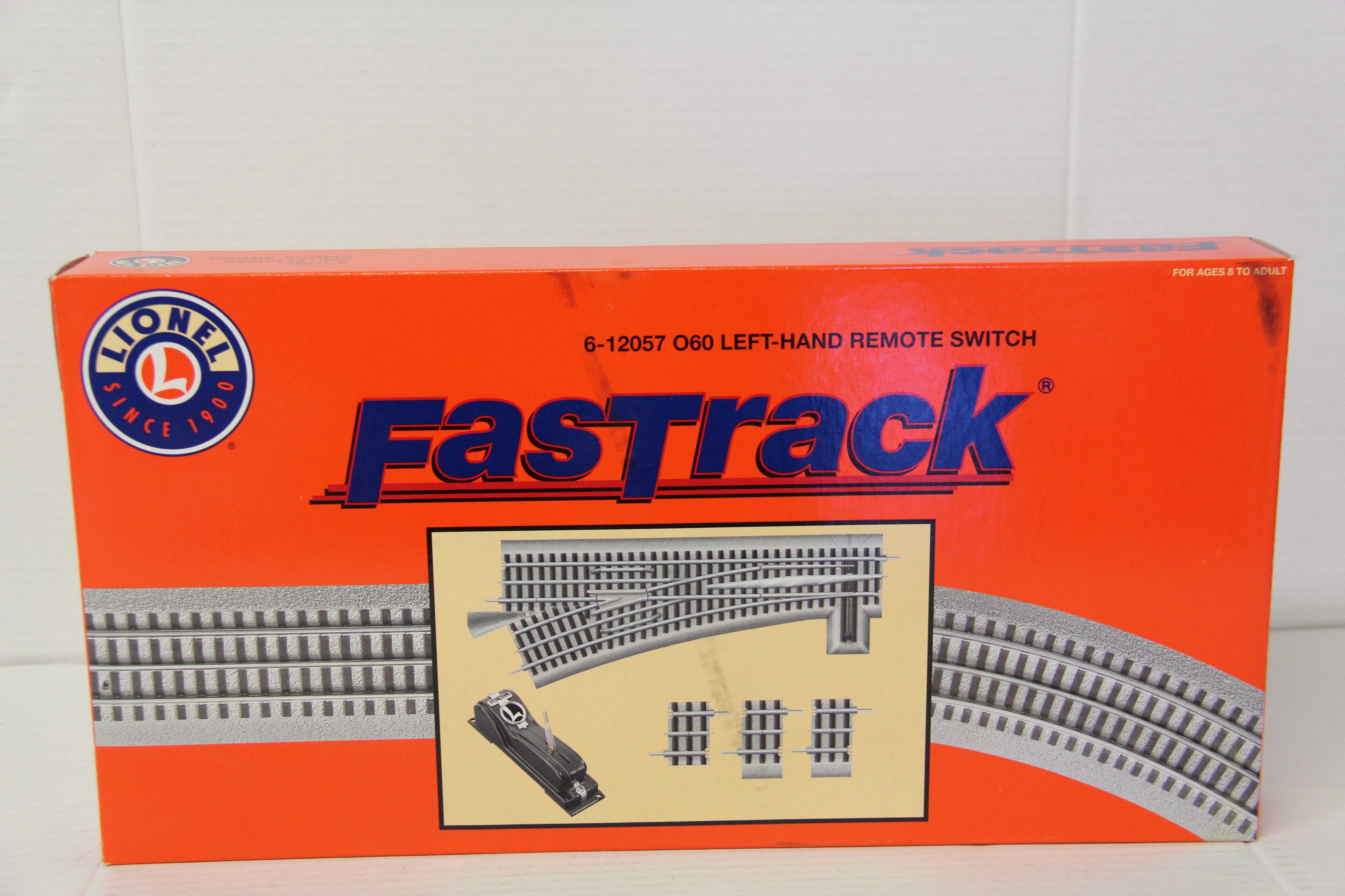 Lionel FasTrack 6-12057 -060 Left Hand Remote Switch-Second hand-M7167-2