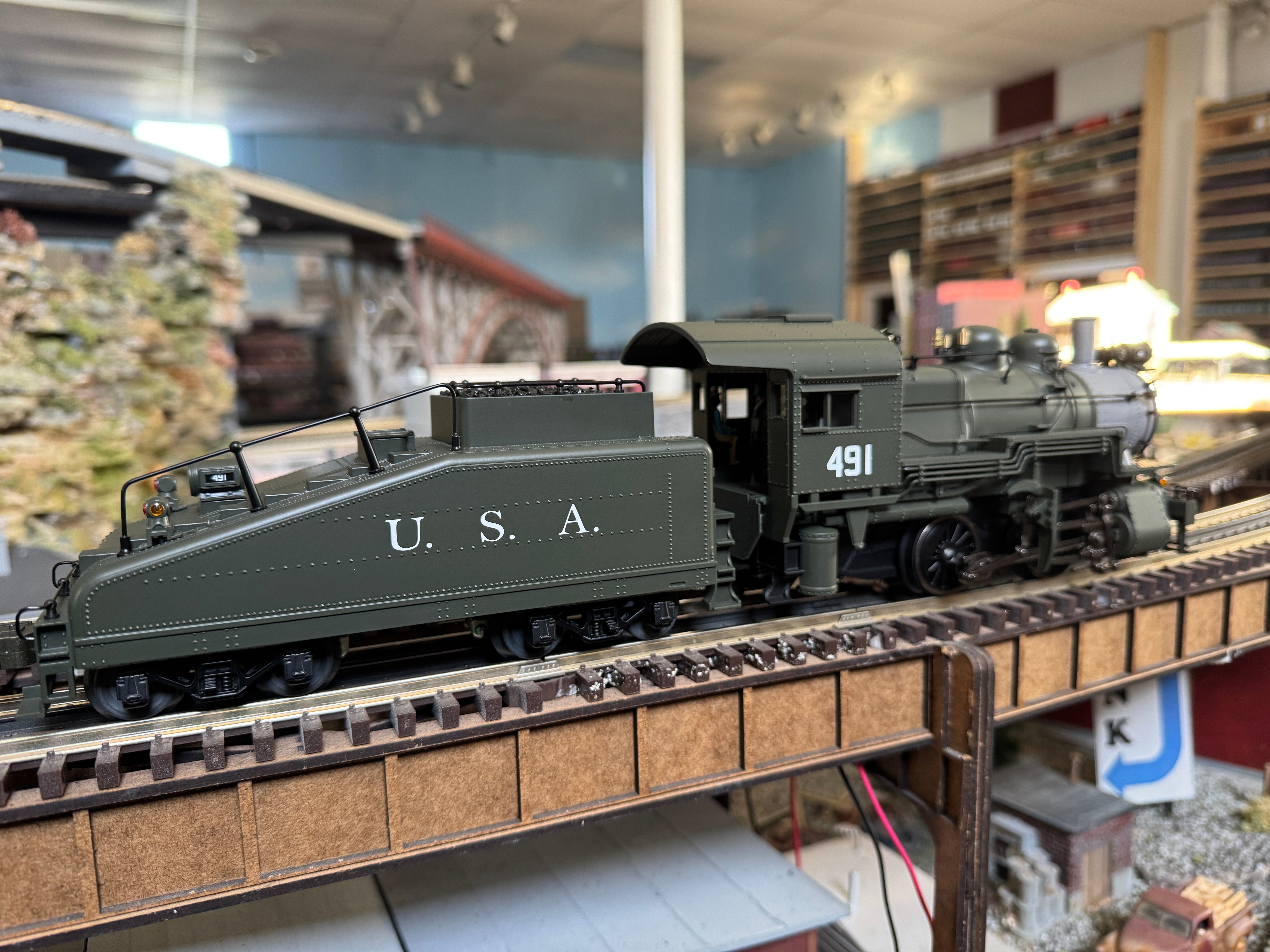 Lionel 2232070 - Legacy 0-4-0 A5 Steam Locomotive "U.S. Army" #491