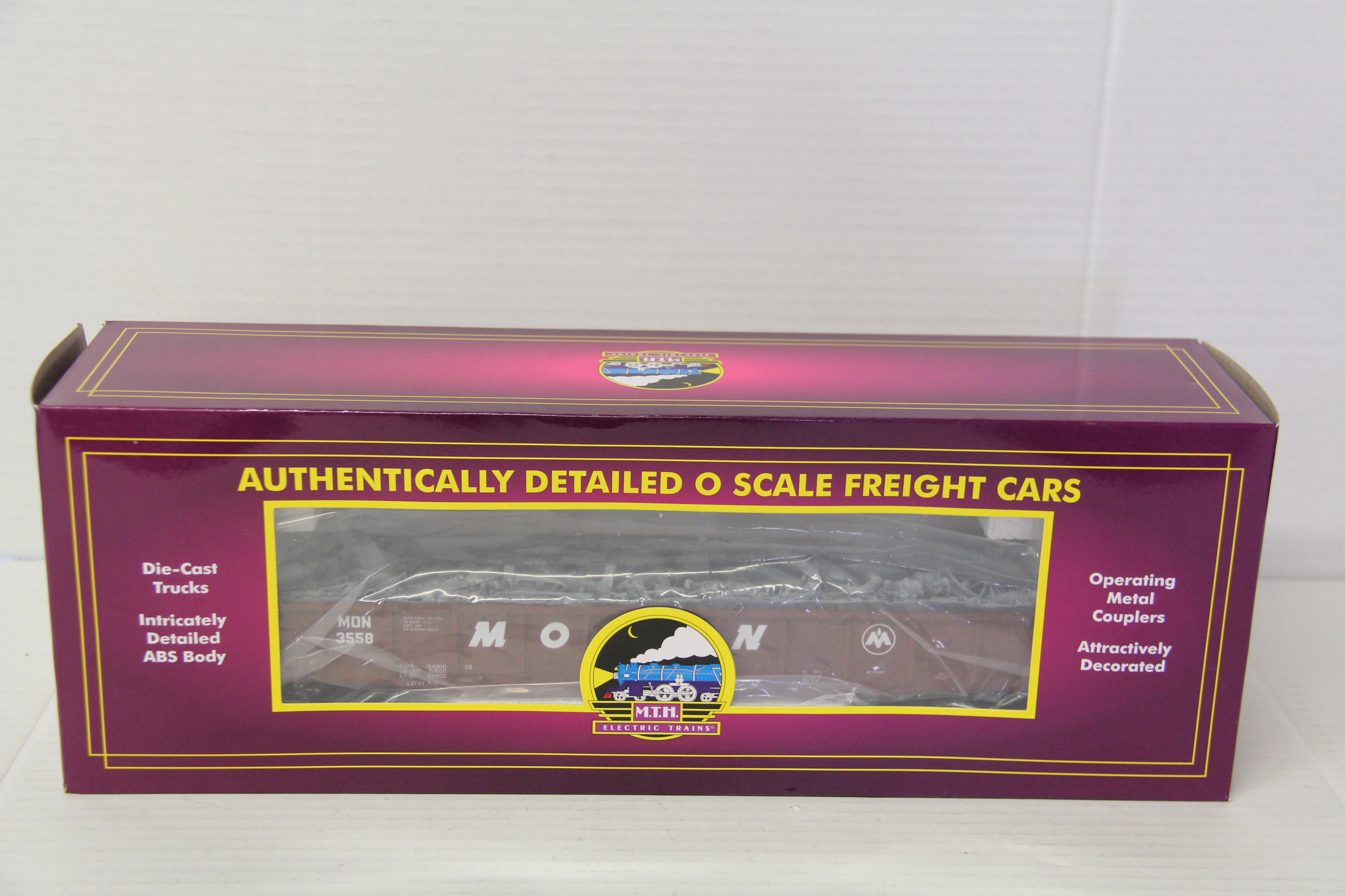 MTH 20-95602 Monon Gondola Car w/ Junk Load #3558-Second hand-M7176