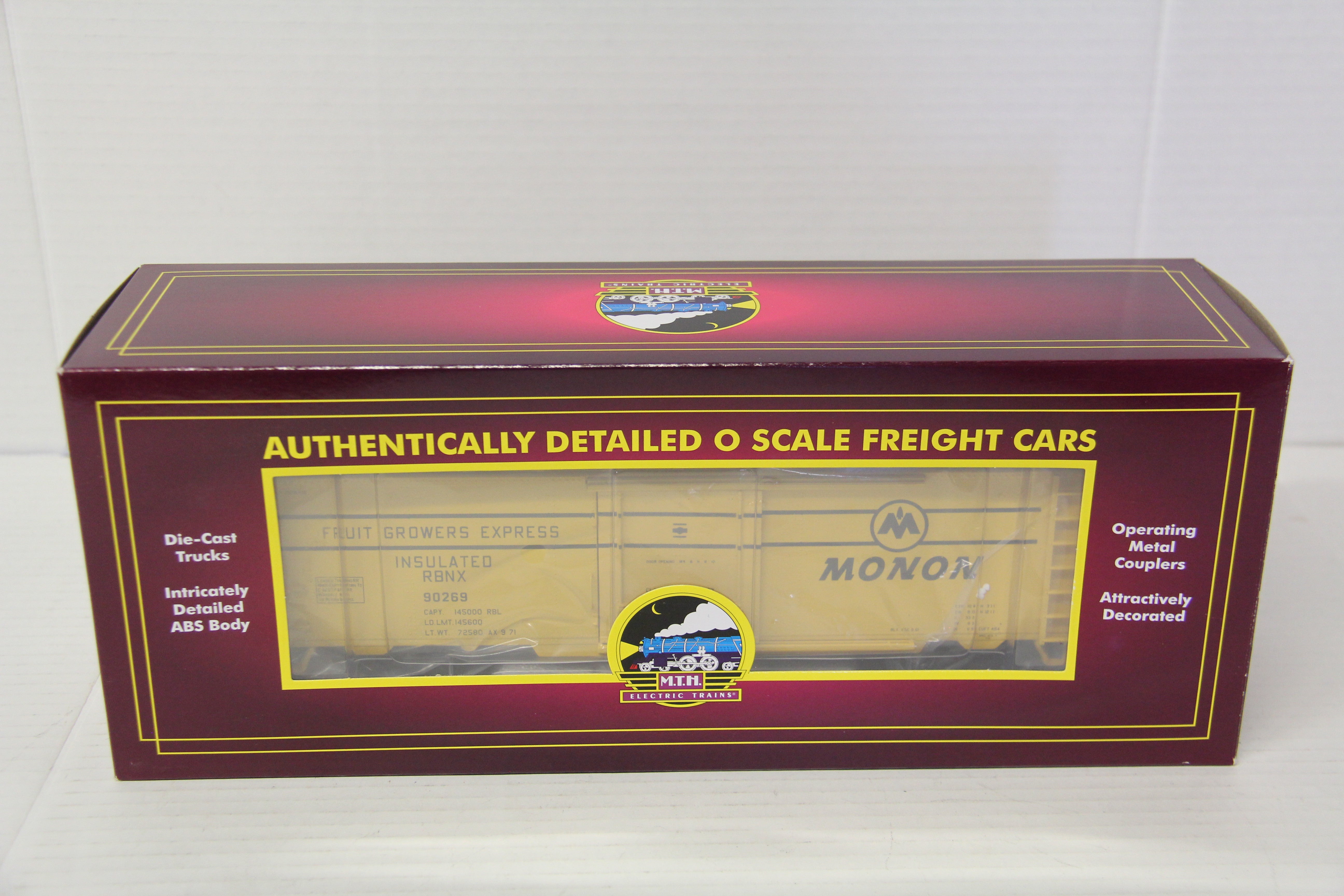 MTH 20-94478 Monon Reefer Car-Second hand-M7178