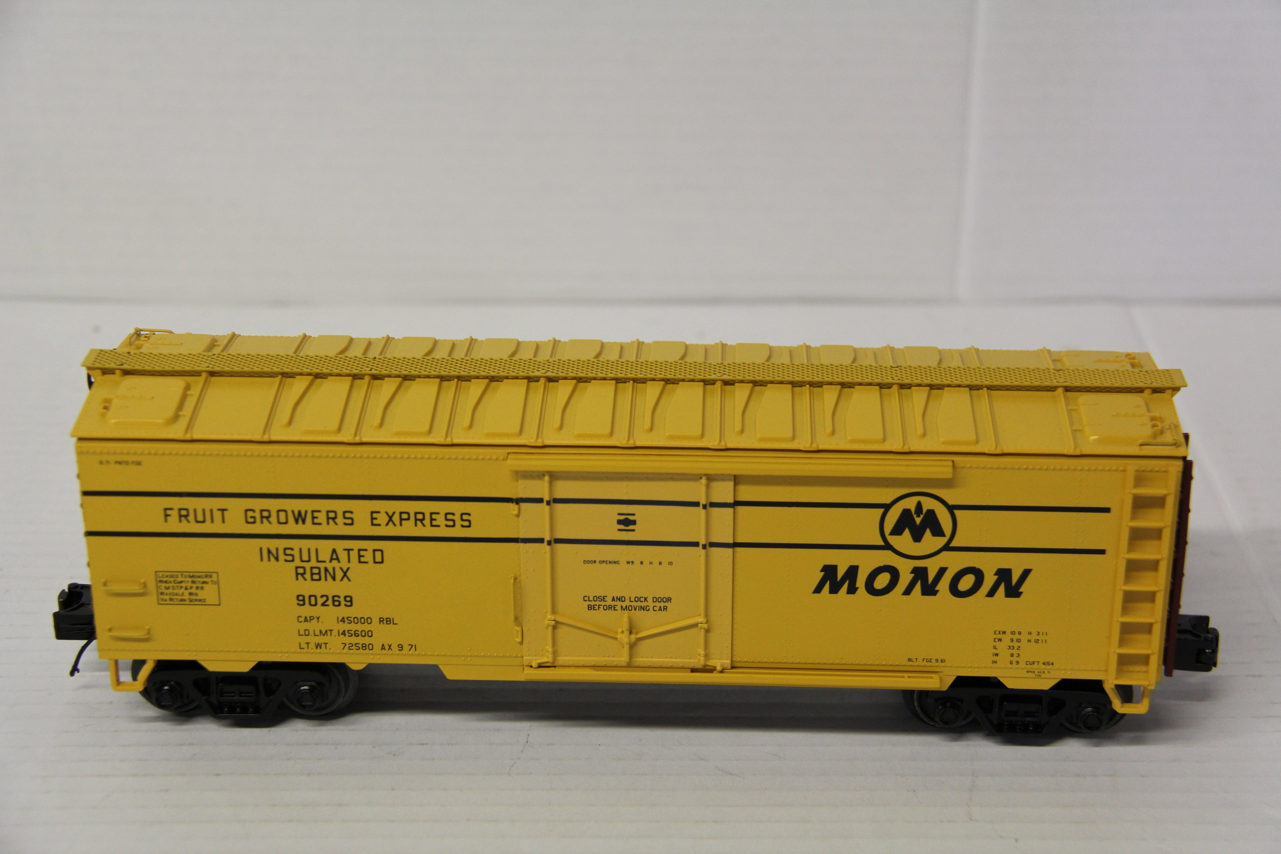 MTH 20-94478 Monon Reefer Car-Second hand-M7178