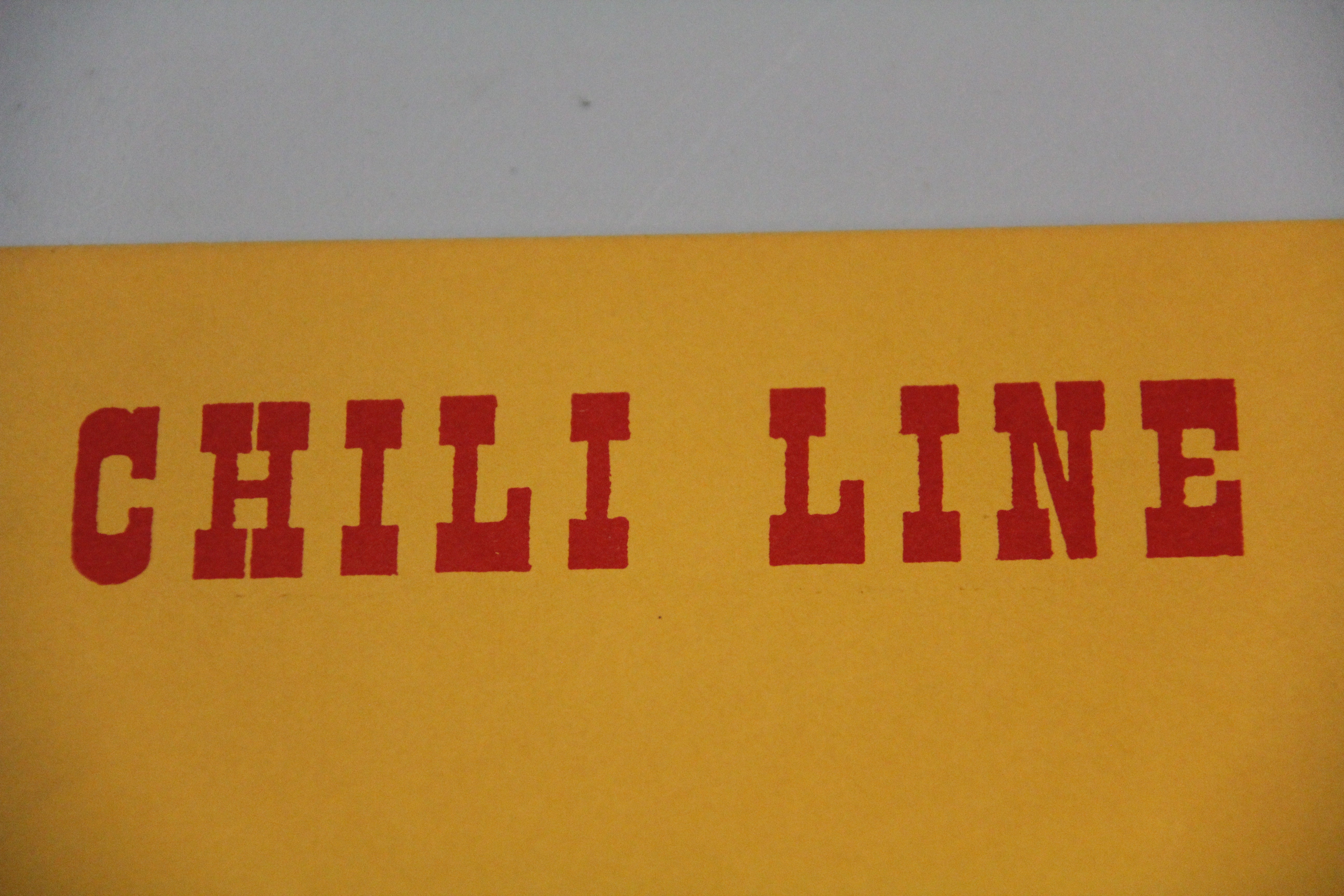 "Chili Line the narrow rail trail to santa fe" Paperback Book-Second hand-M5891