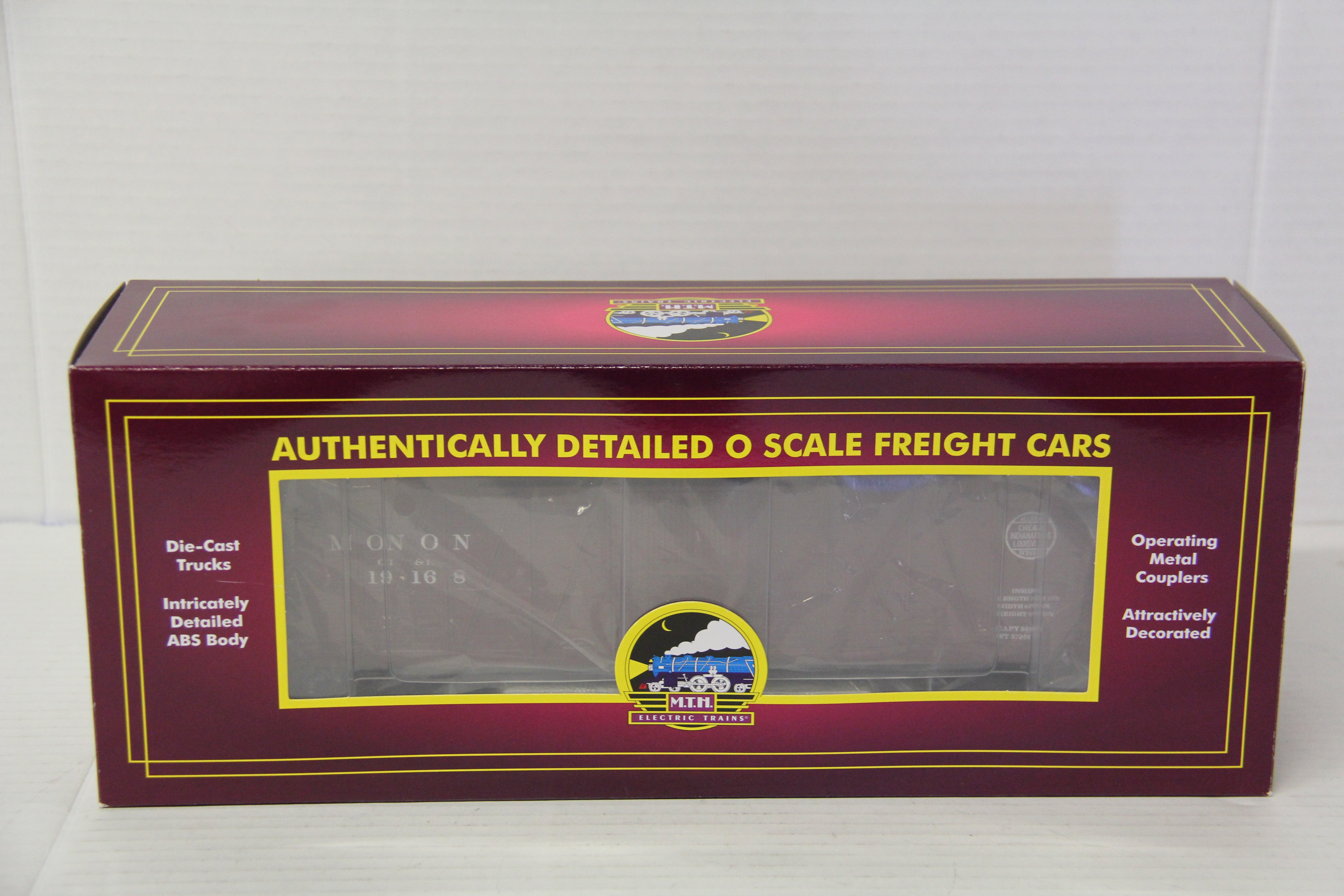 MTH 20-93971 Monon 40' USRA Single Sheathed Box Car-Second hand-M7180