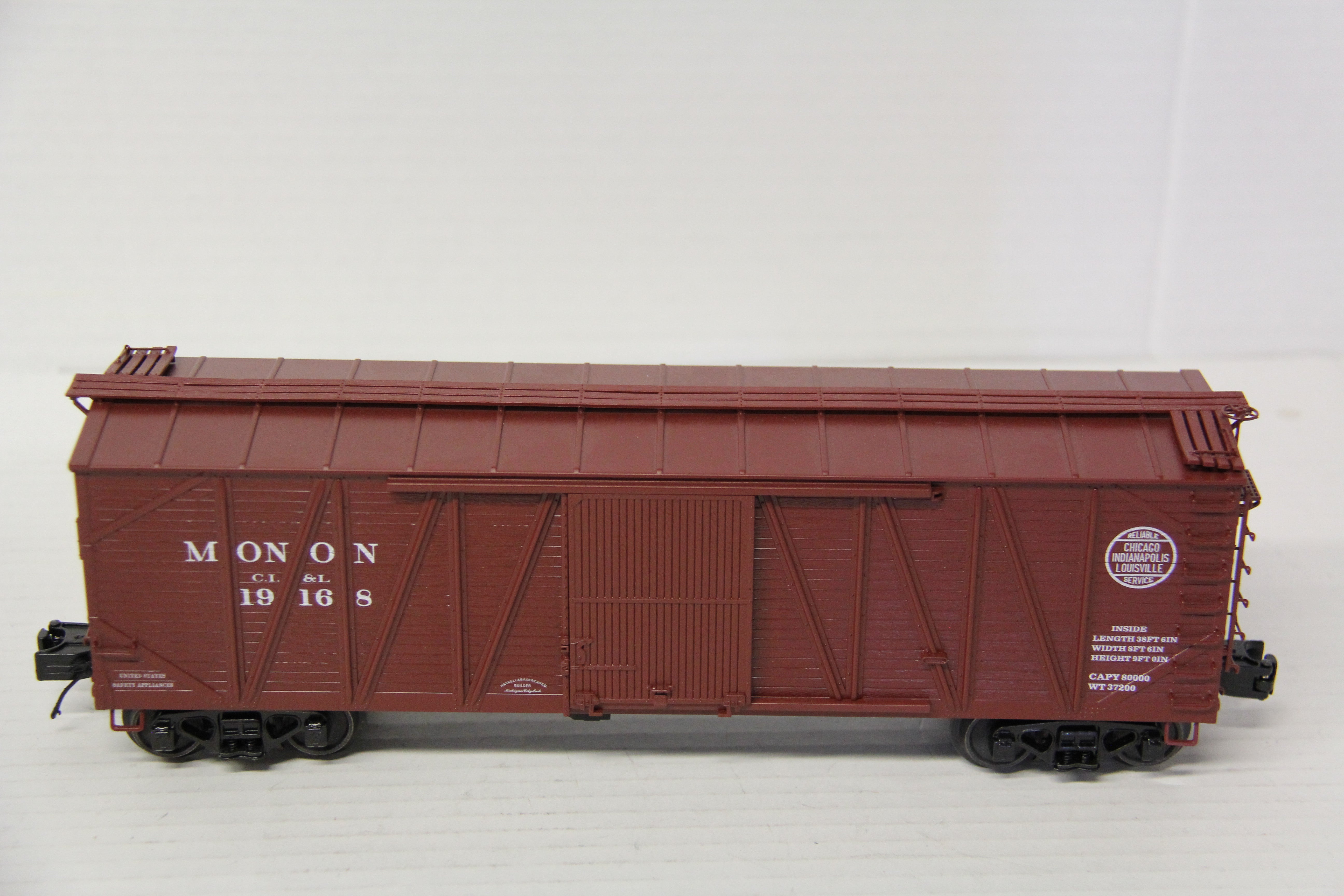 MTH 20-93971 Monon 40' USRA Single Sheathed Box Car-Second hand-M7180