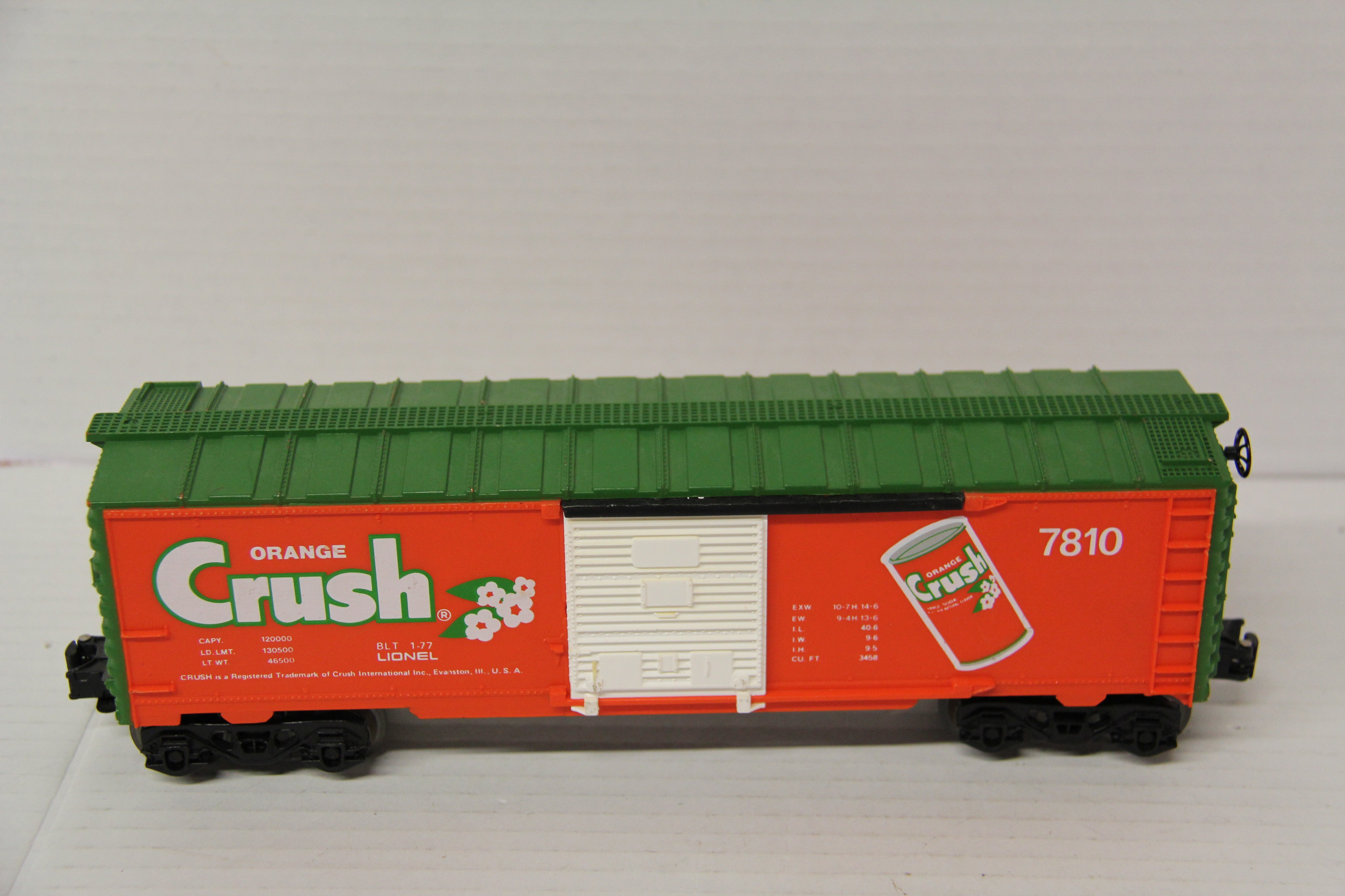 Lionel 6-7810 Orange Crush Box Car-Second hand-M7193