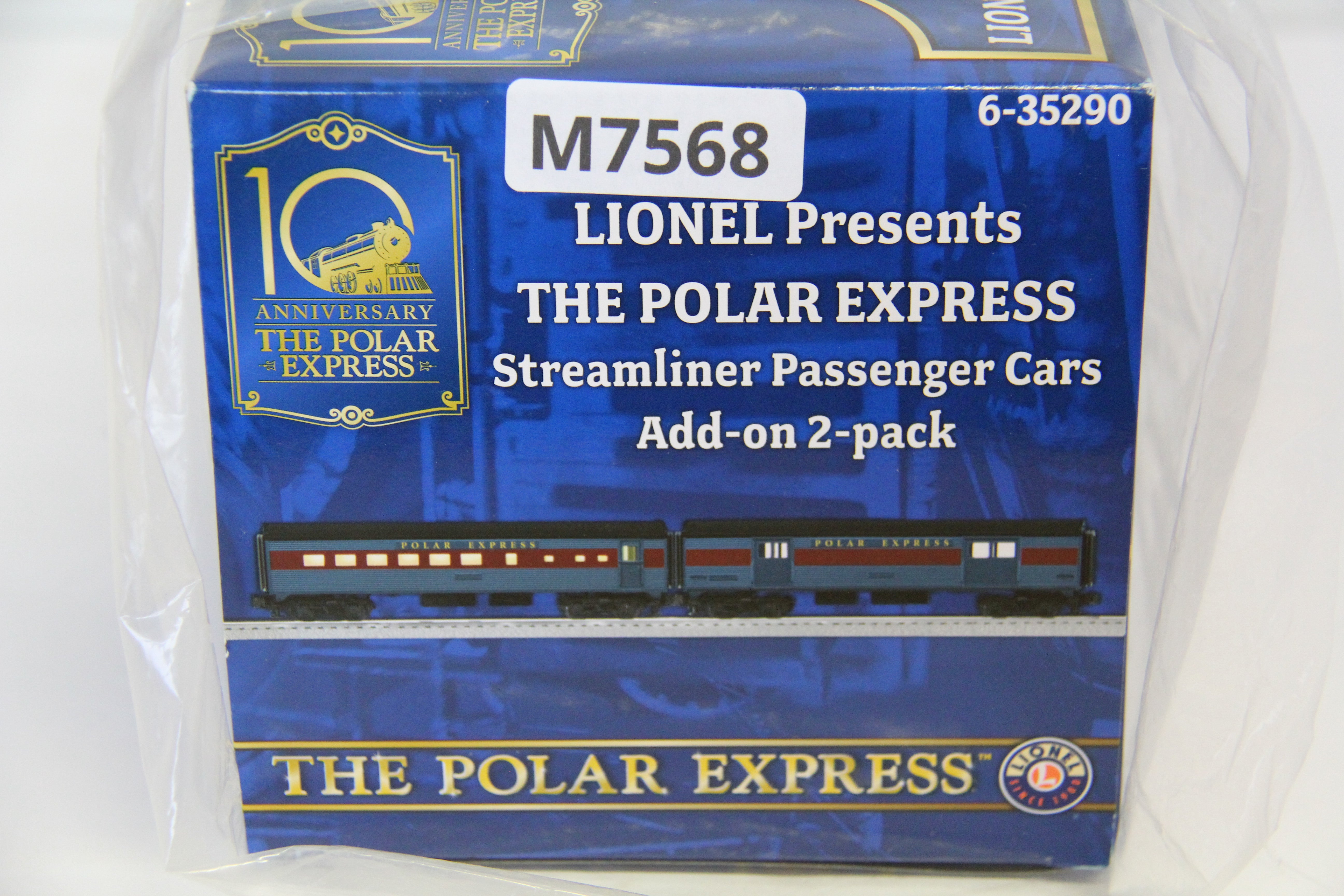 Lionel 6-35290 The Polar Express Streamliner Passenger Cars Add-on 2 Pack-Second hand-M7568