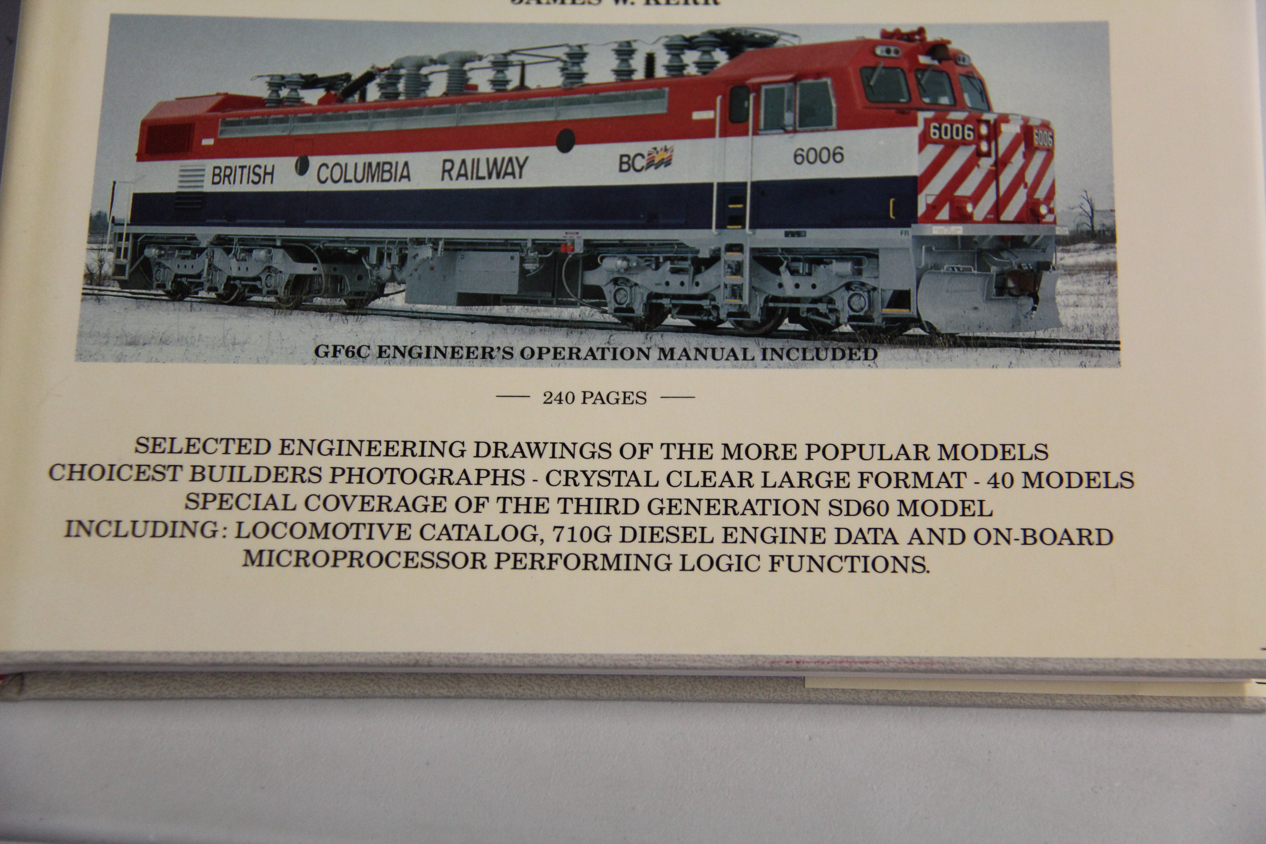 "General Motors Advanced Generation Diesel Electric and Electric Locomotives" Hardback Book-Second hand-M5896