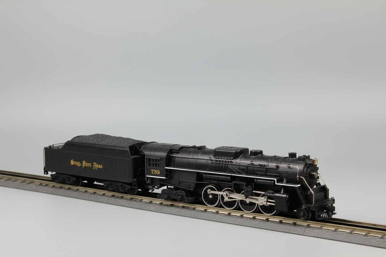 Rail King RK-1109 Nickel Plate Road Berkshire 2-8-4 Steam Engine-Second hand-M7015