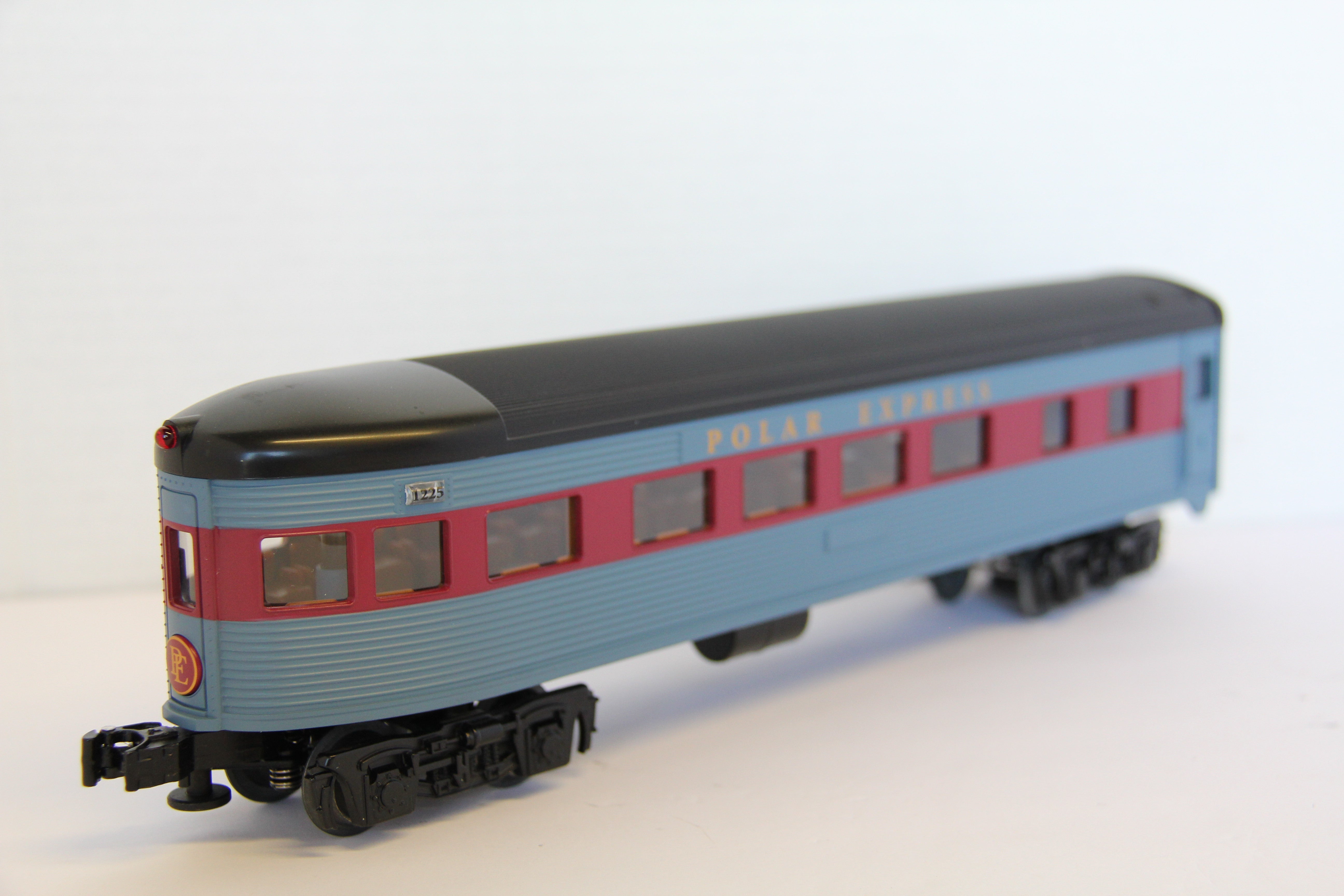 Lionel 6-35279 The Polar Express Coach Car & Lionel 6-35280 The Polar Express Observation Car-2 Set-Second hand-M7569
