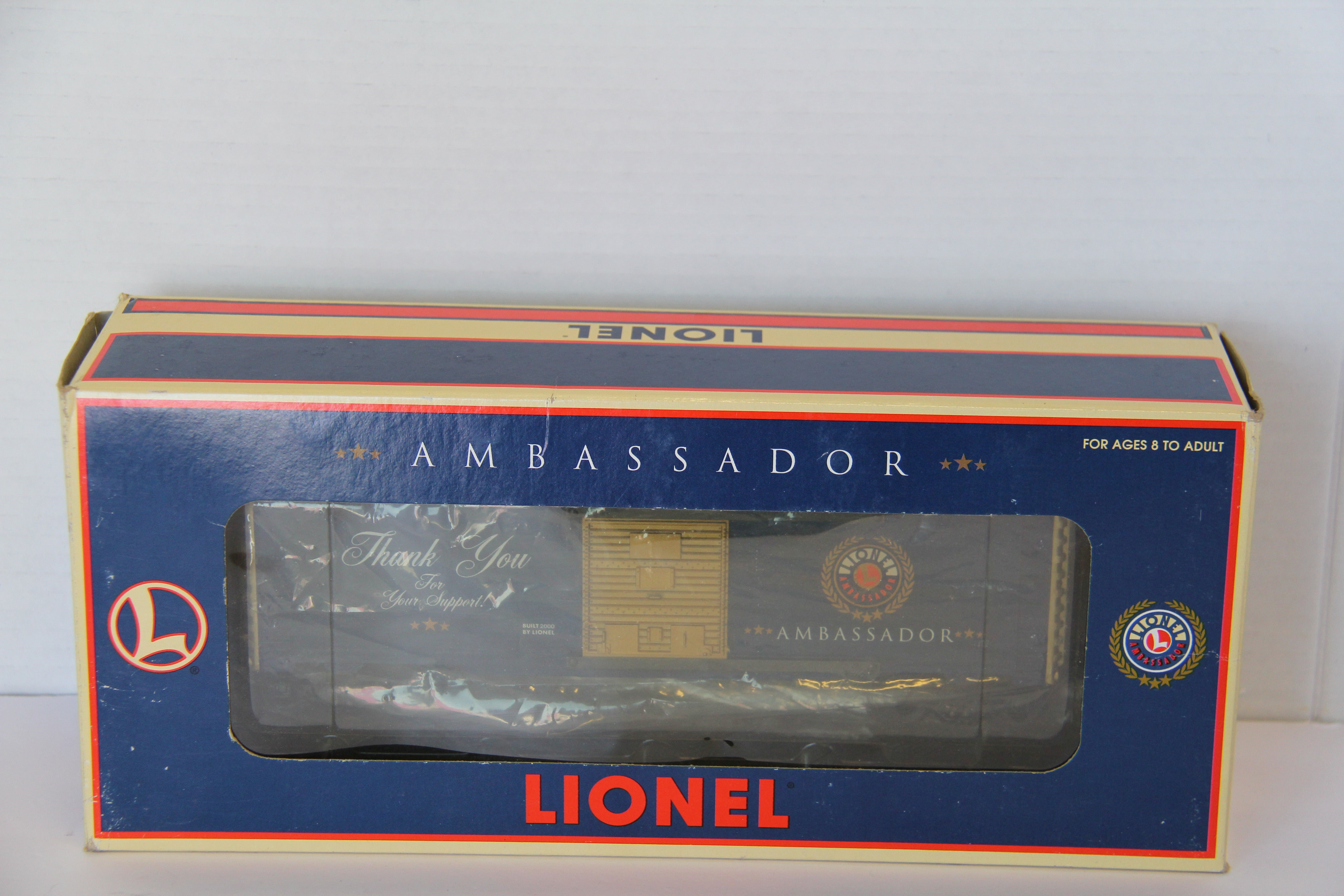 1997 Lionel 6-16820 Ambassador "Thank You" Boxcar-Second hand-M7571