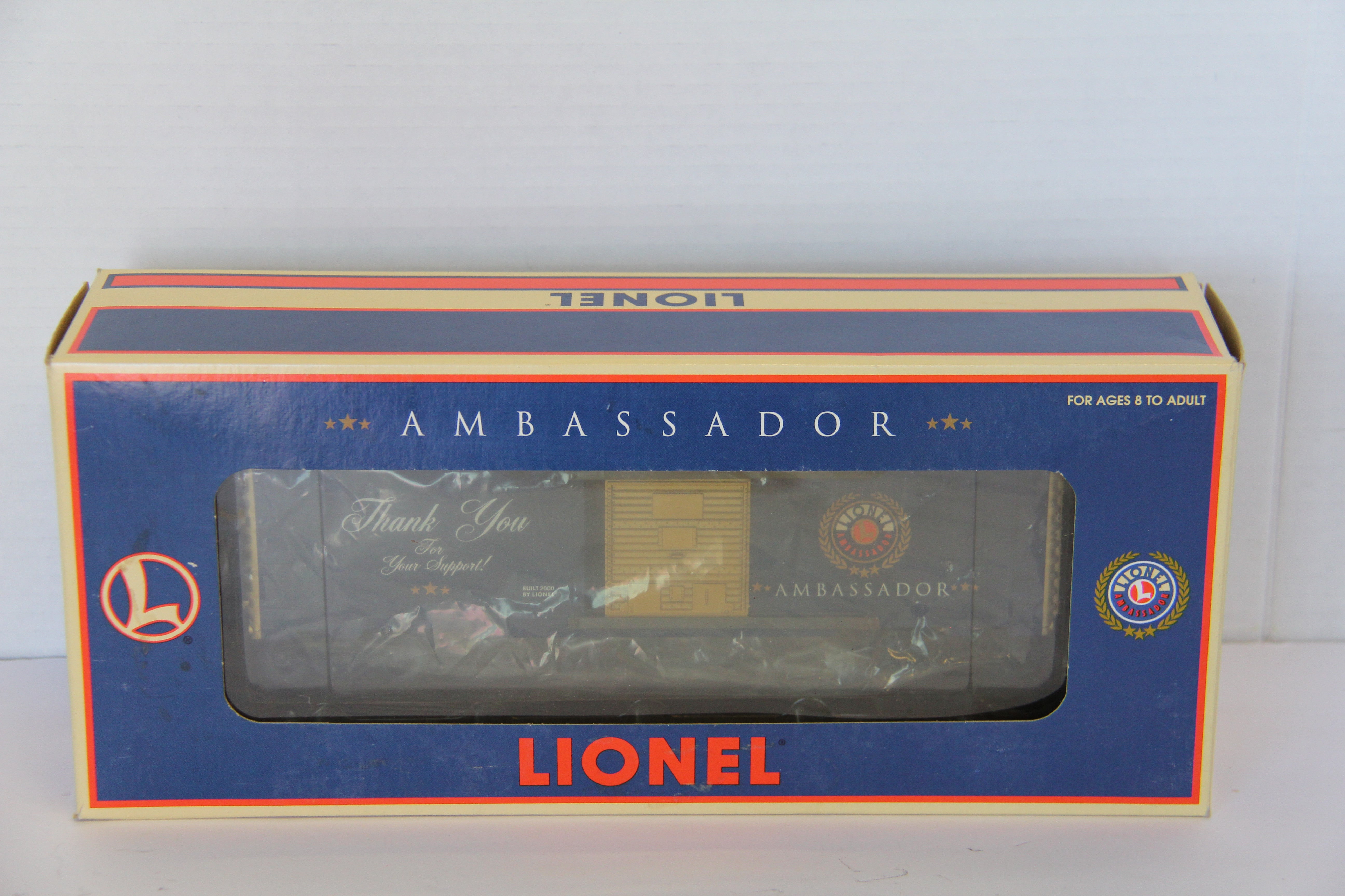 1997 Lionel 6-16820 Ambassador "Thank You" Boxcar-Second hand-M7572