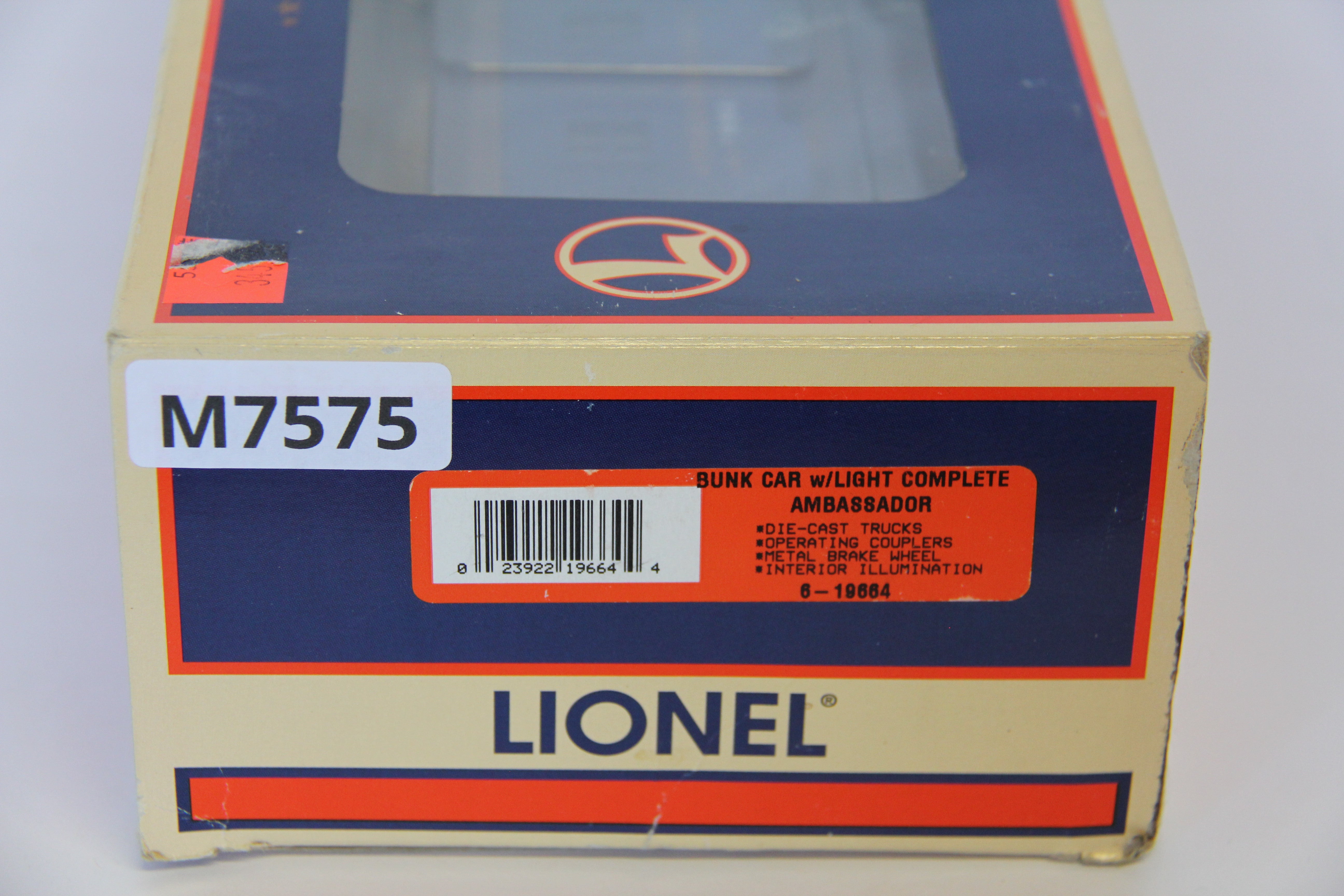 Lionel 6-19664 Bunk Car w/ Light Complete Ambassador-Second hand-M7575