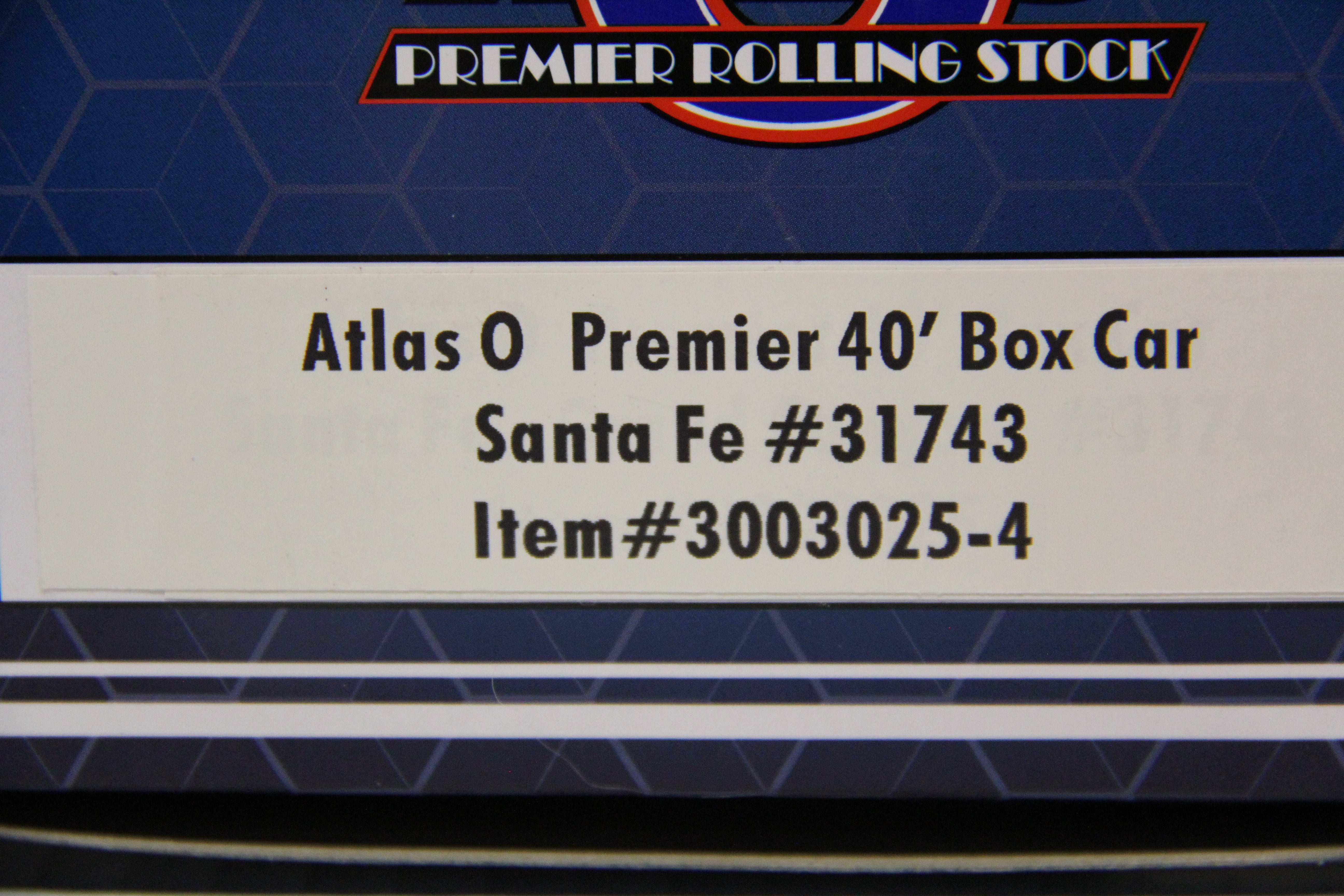 Atlas #3003025-4 Santa Fe 40' Box Car-Second hand-M5907