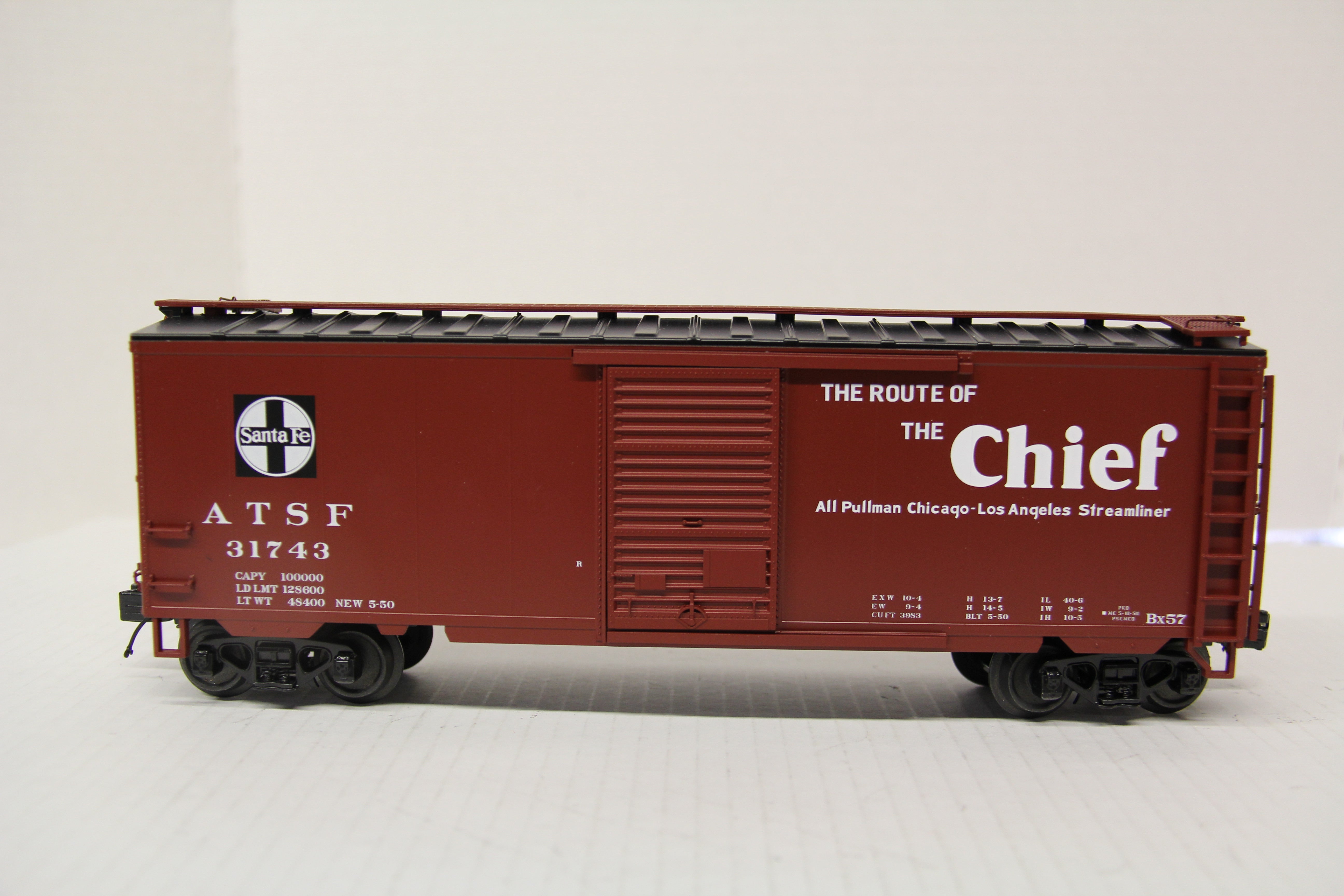 Atlas #3003025-4 Santa Fe 40' Box Car-Second hand-M5907