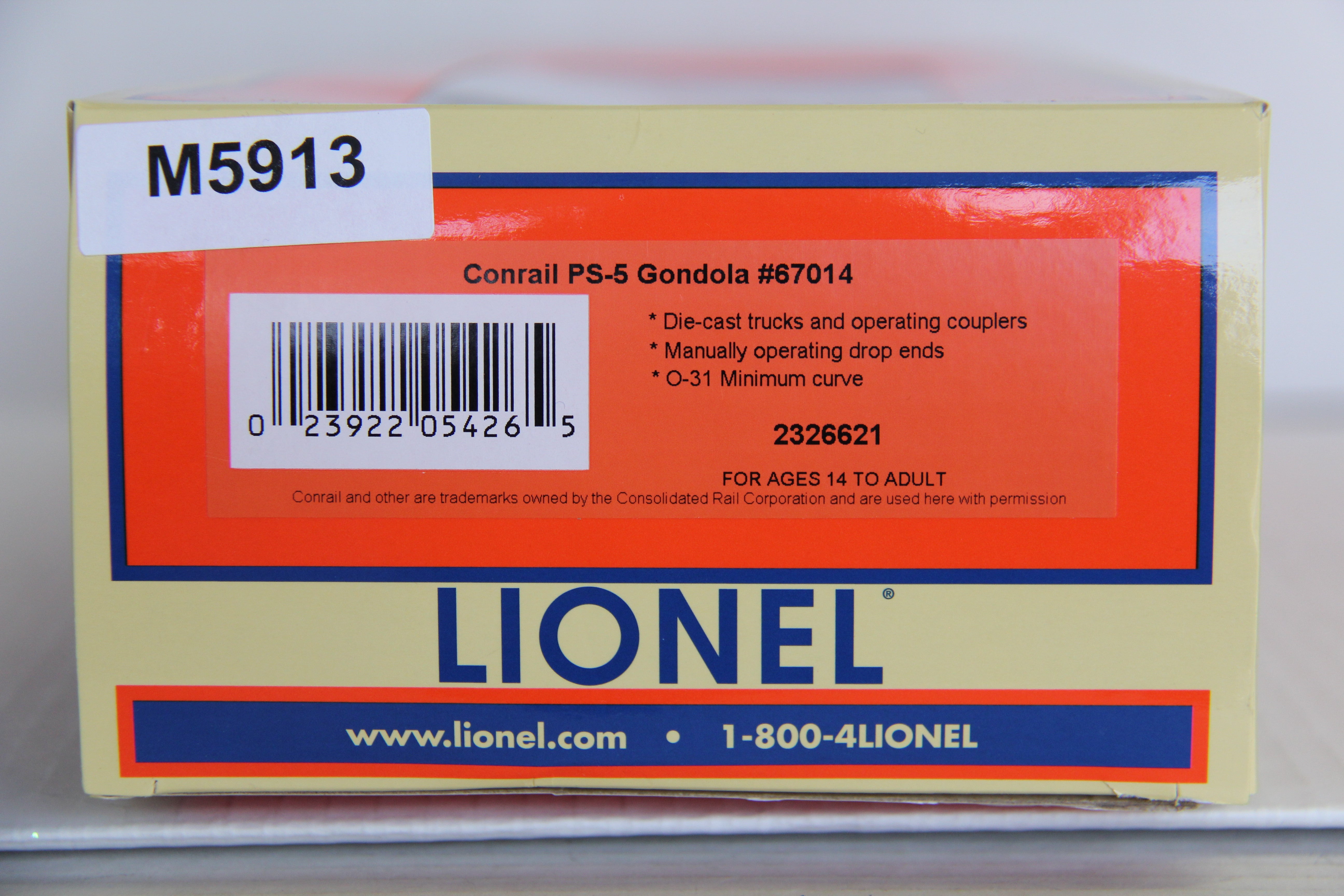 Lionel 2326621 Conrail PS-5 Gondola-Second hand-M5913