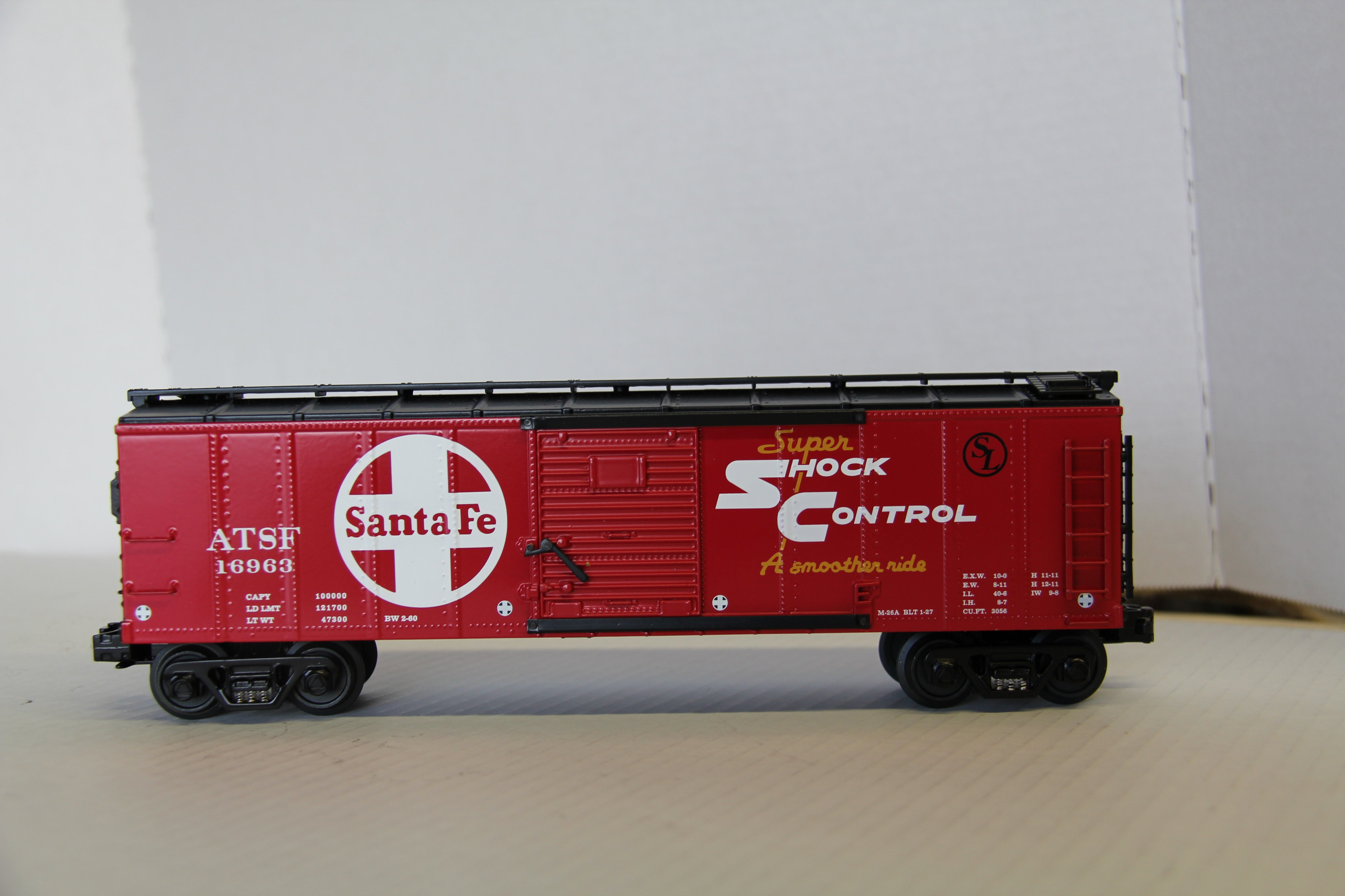 Rail King 30-8410 Santa Fe Die-Cast Boxcar-Second hand-M5914