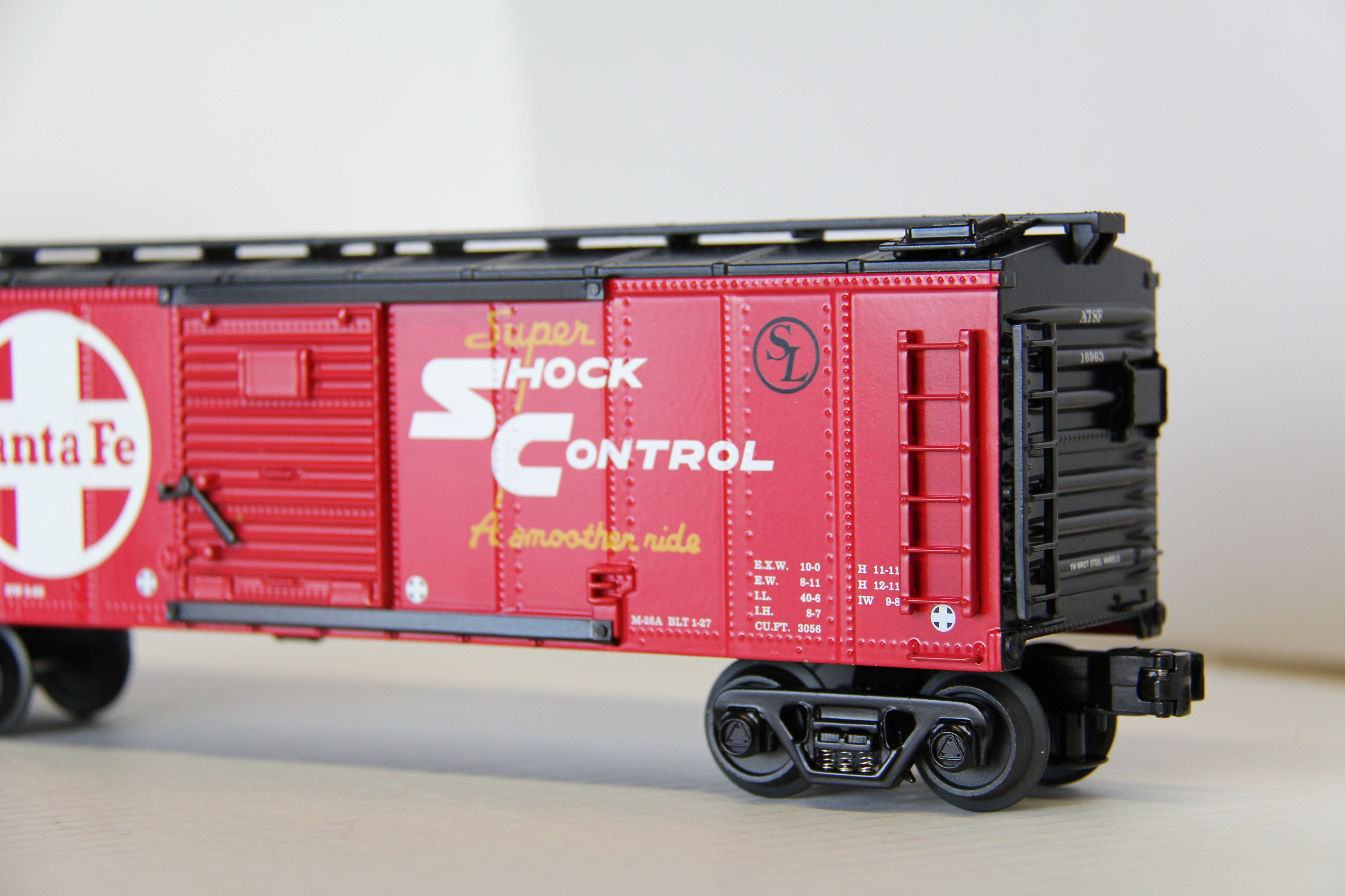 Rail King 30-8410 Santa Fe Die-Cast Boxcar-Second hand-M5914