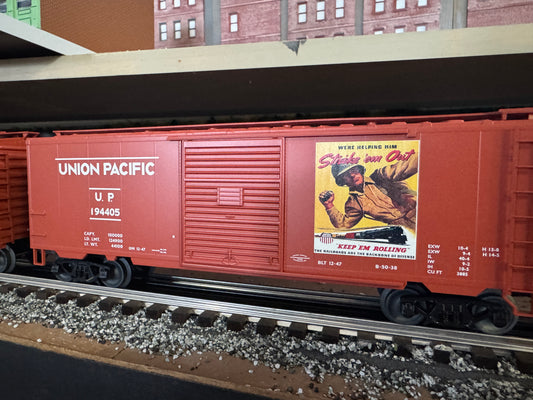 Lionel 2442020 - WWII PS-1 Boxcar "Union Pacific" (3-Car) Set #2 - MrMuffin'sTrains