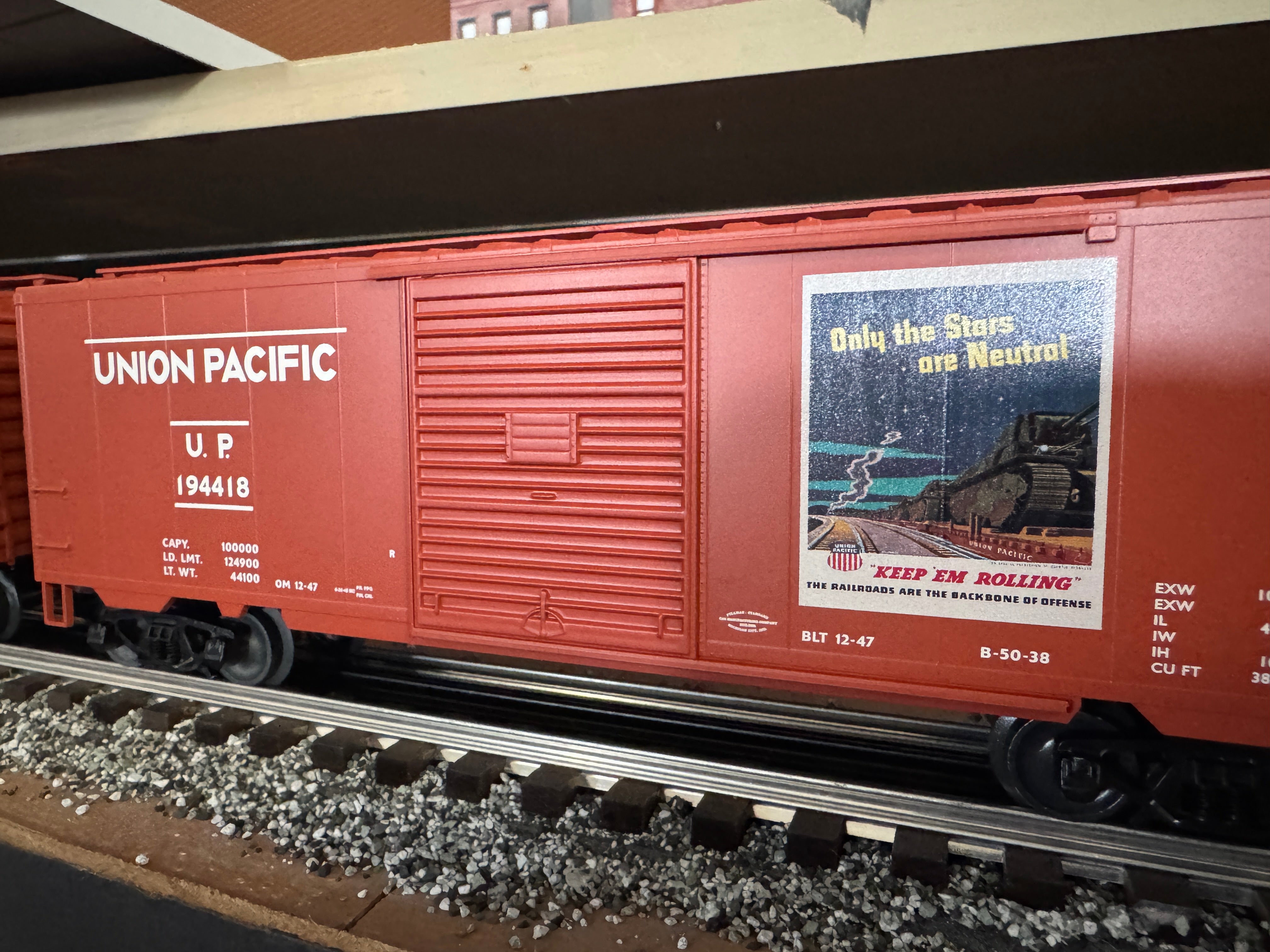 Lionel 2442060 - WWII PS-1 Boxcar "Union Pacific" (3-Car) Set #6