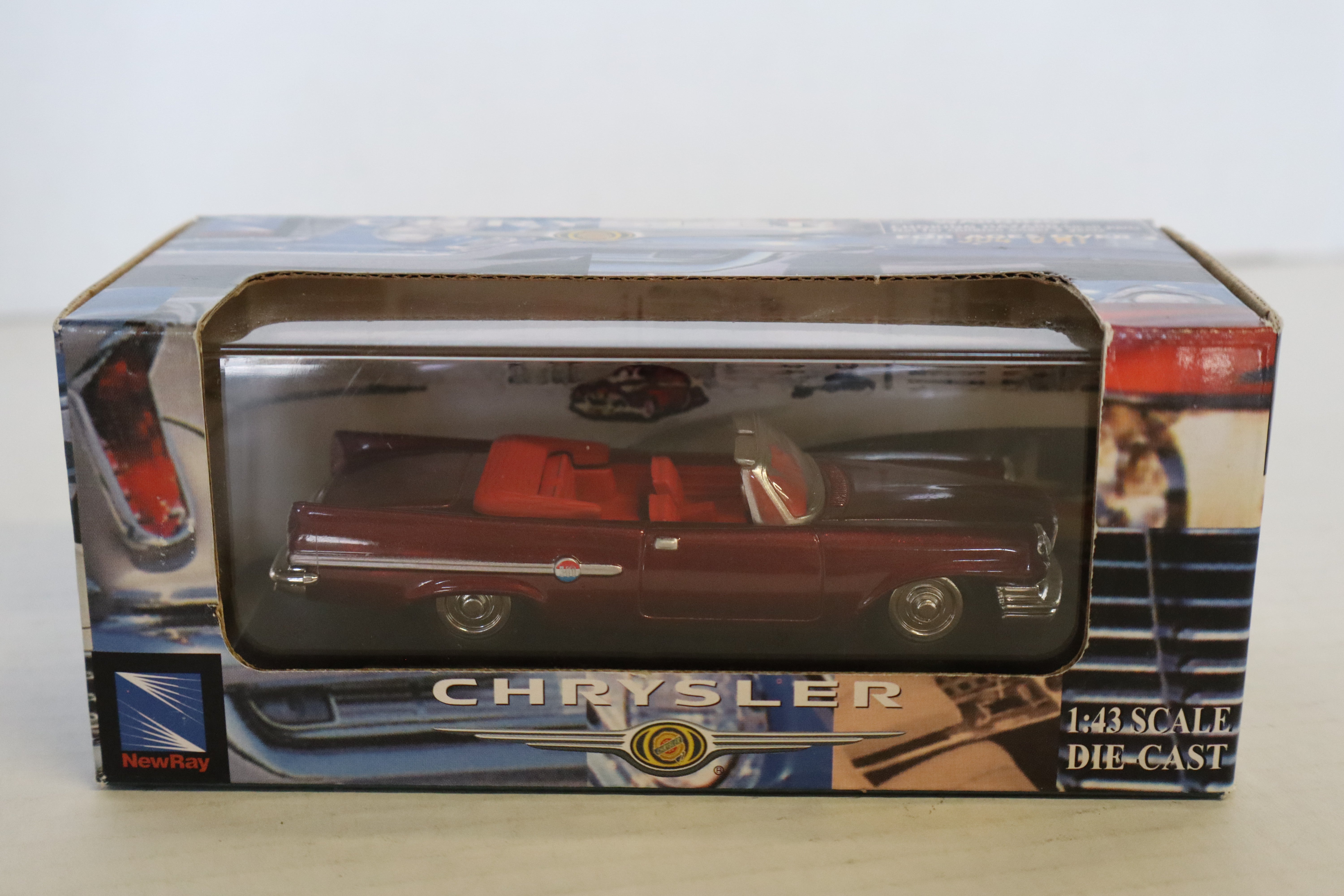 NewRay 1959 Chrysler 300E Convertible (Red)-Second hand-M8273