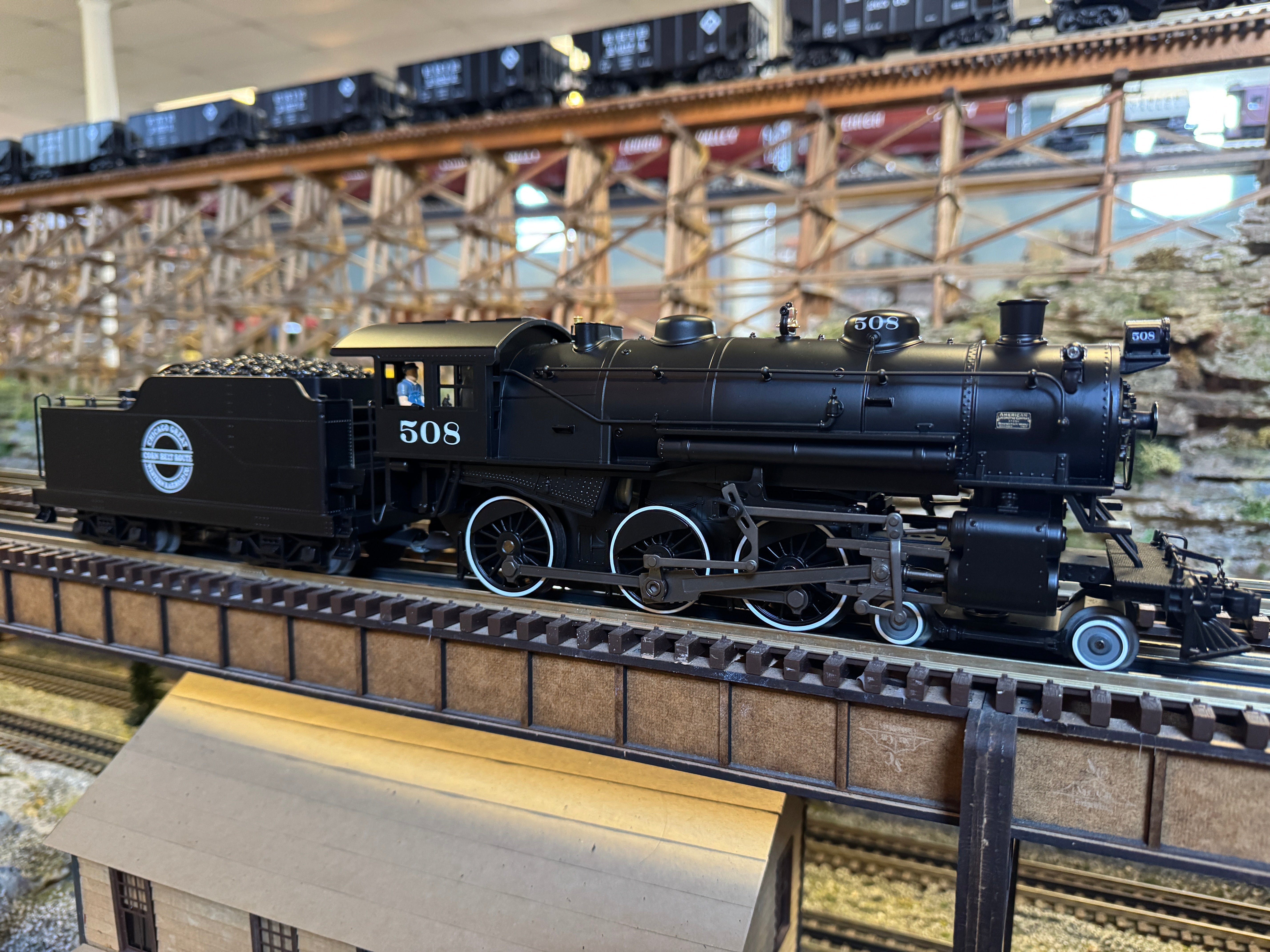 Lionel 2431971 - Legacy 4-6-0 Steam Locomotive "Chicago Great Western" #508 - Custom Run for MrMuffin'sTrains