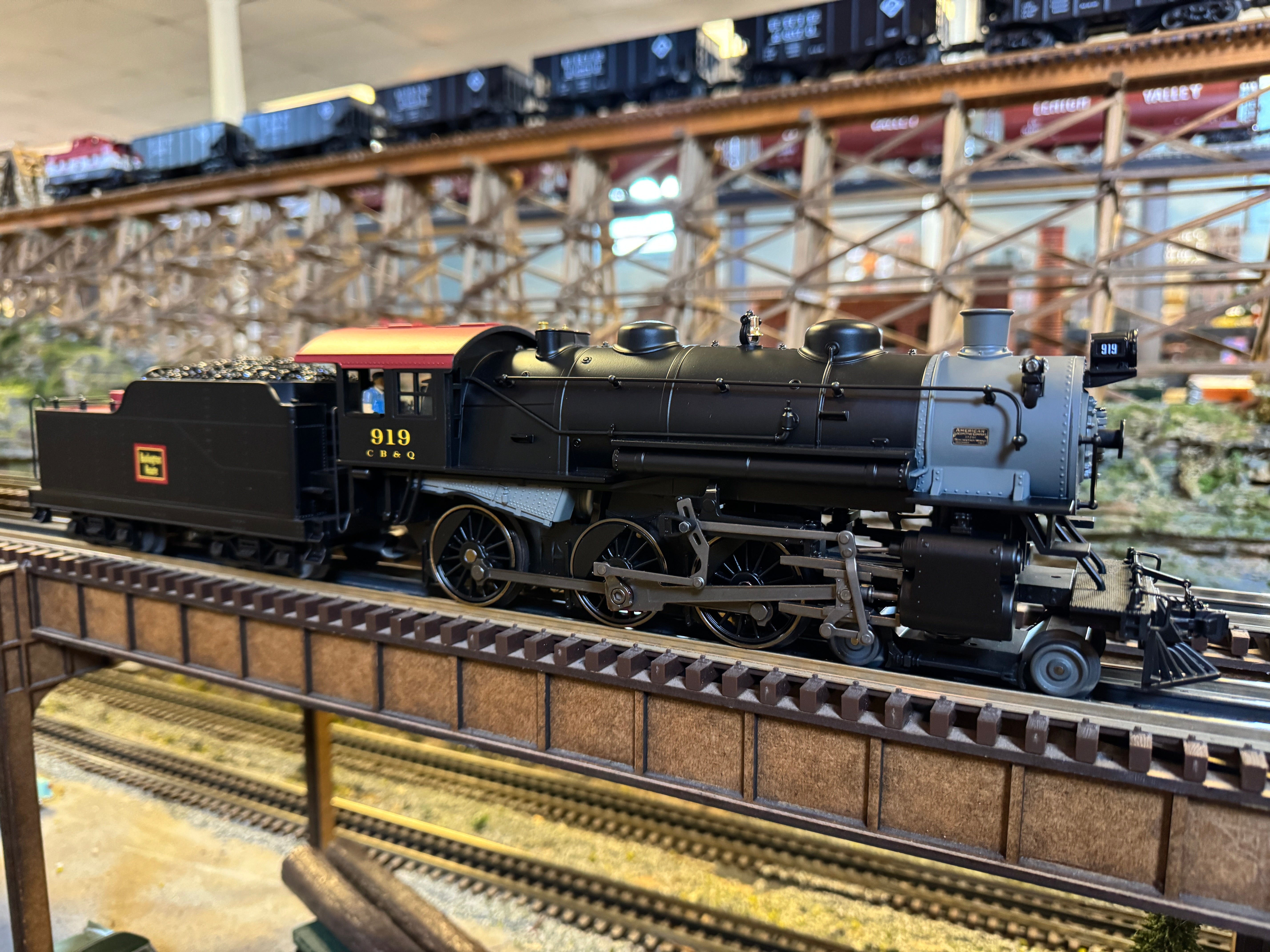 Lionel 2431991 - Legacy 4-6-0 Steam Locomotive "Chicago, Burlington & Quincy" #919 - Custom Run for MrMuffin'sTrains