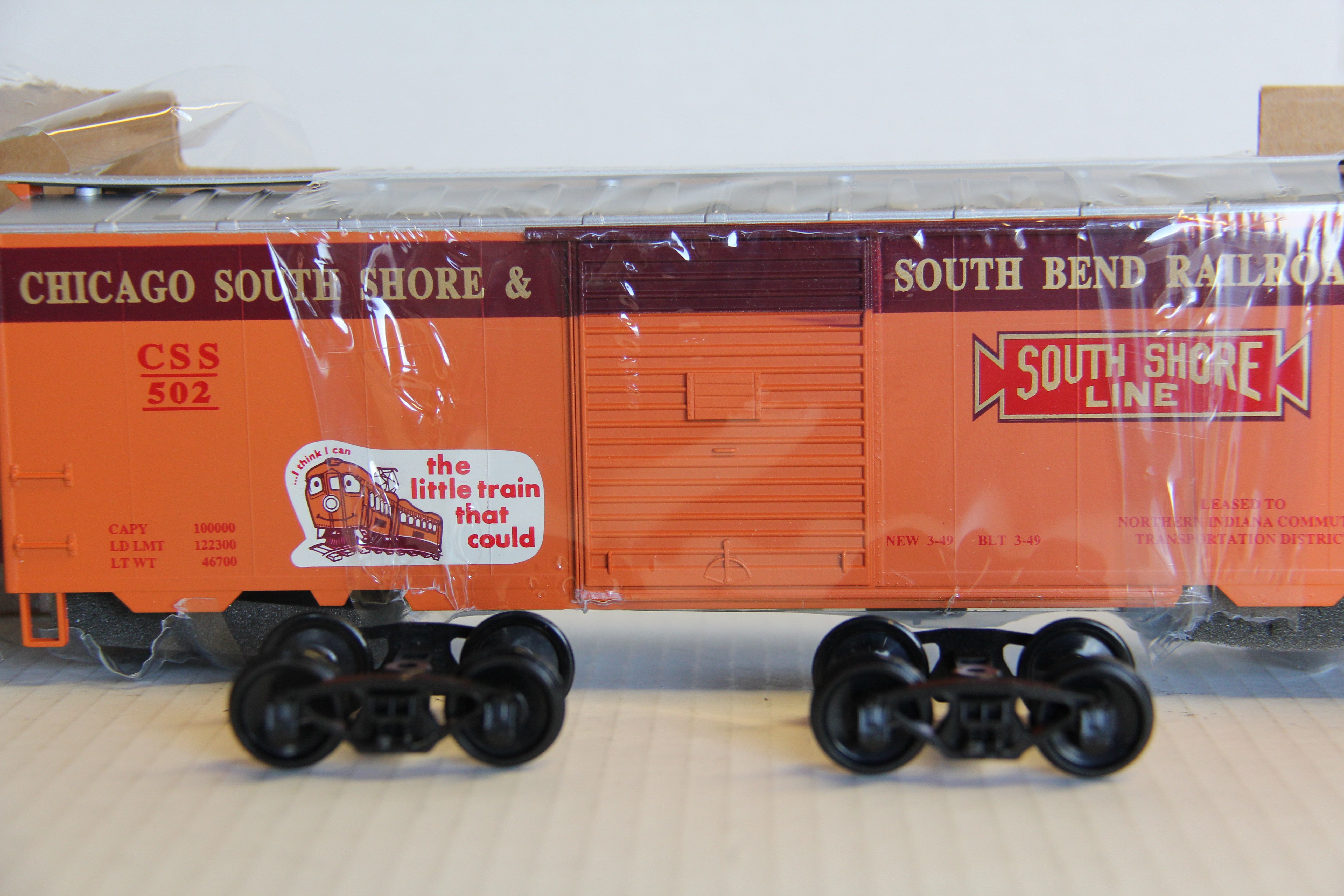 Weaver Chicago South Shore & South Bend Railroad PS-1 Boxcar-Second hand-M5923