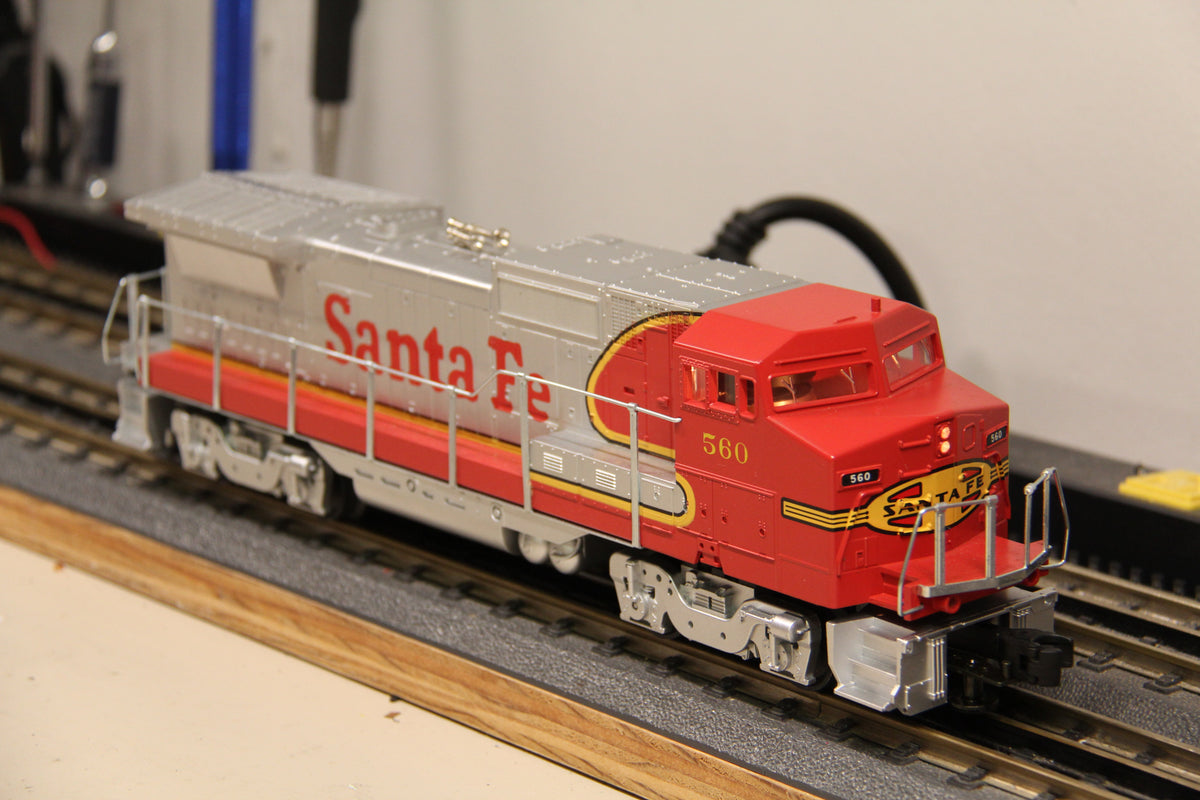 Rail King RK-2004 Santa Fe Dash-8  3 Rail Diesel-Second hand-M5952 - MrMuffin'sTrains