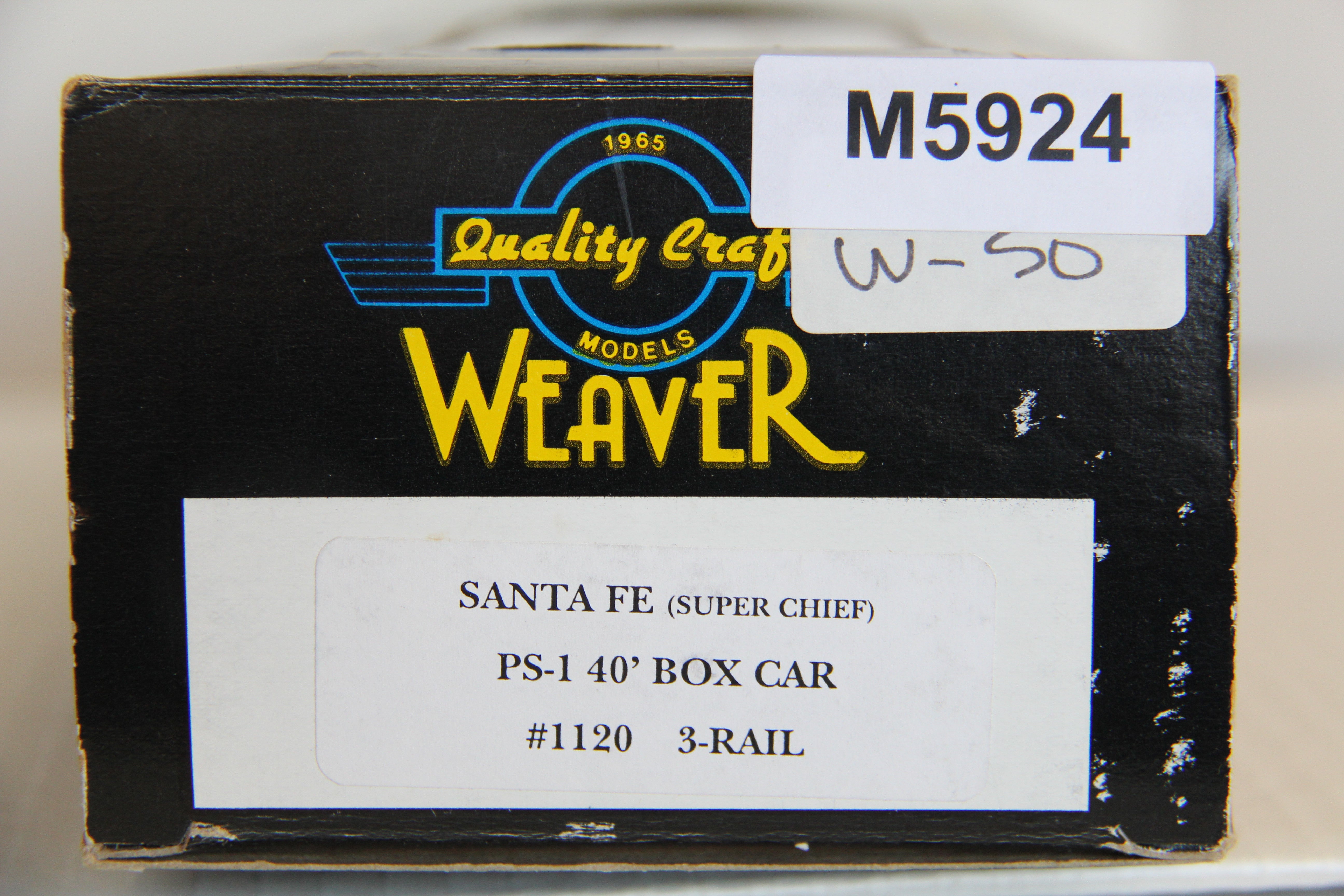 Weaver Santa Fe PS-1 40' Box Car-Second hand-M5924