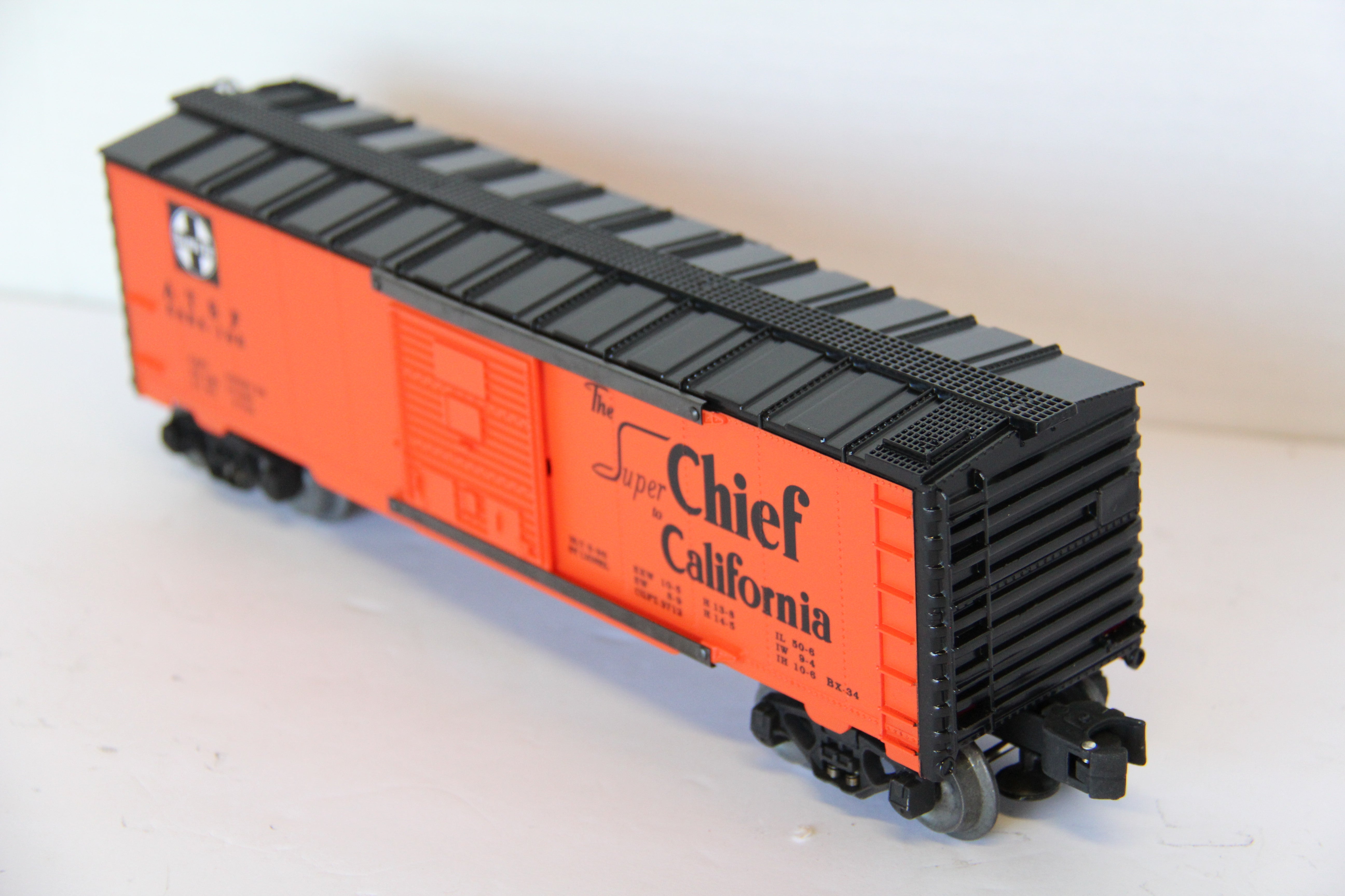 Lionel 6-19282 #646-196 Santa Fe "Super Chief to California" Boxcar-Second hand-M7581