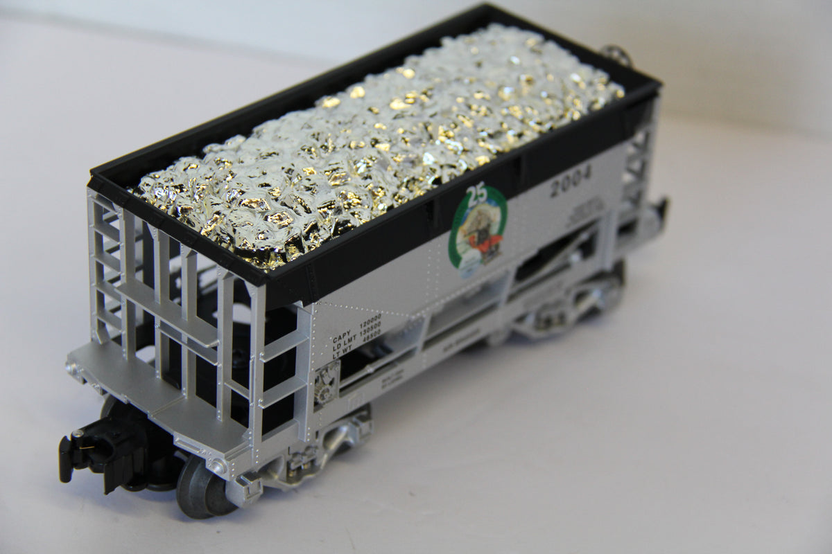 Lionel 6-52359 & Lionel 6-52360 LOTS 25th Anniversary Ore Car w/ Silver Load 2 Set-Second hand-M7583