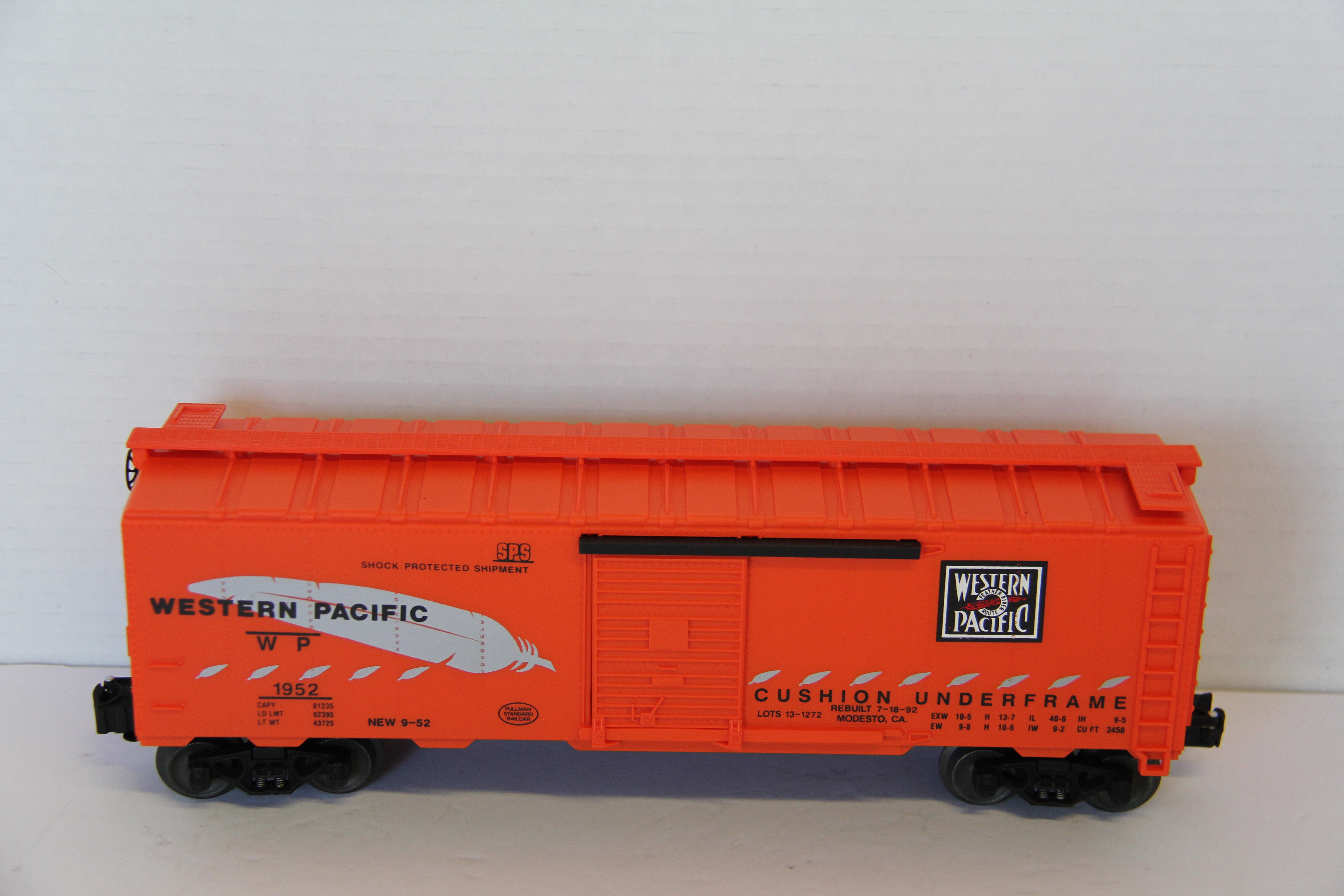 1992 Lionel 6-19960 LOTS Convention Western Pacific Box Car-Second hand-M7584
