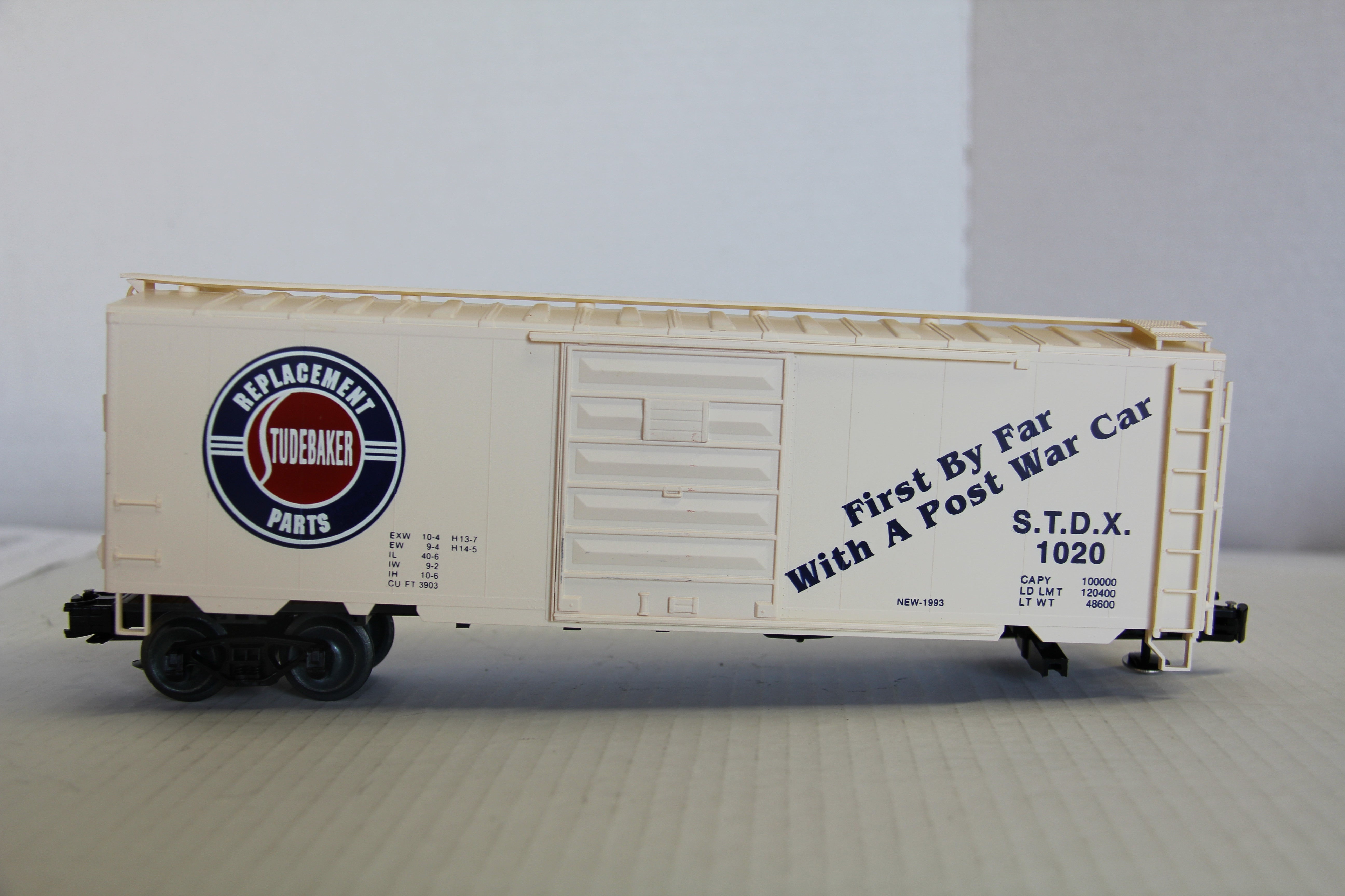 Weaver STDX Studebaker Boxcar #1020-Second hand-M5932