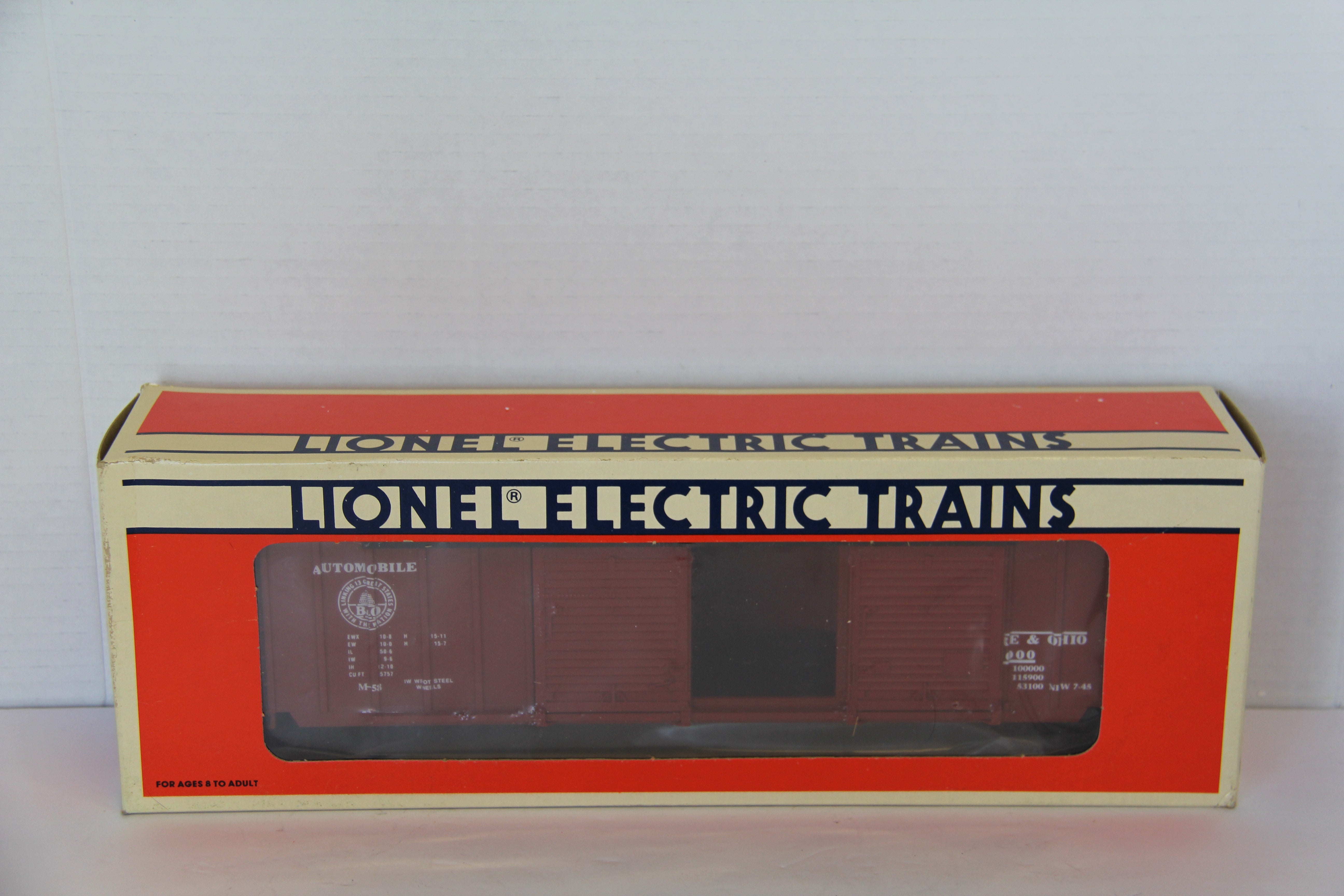 Lionel 6-17209 B&O Double Door Box Car-Second hand-M7586