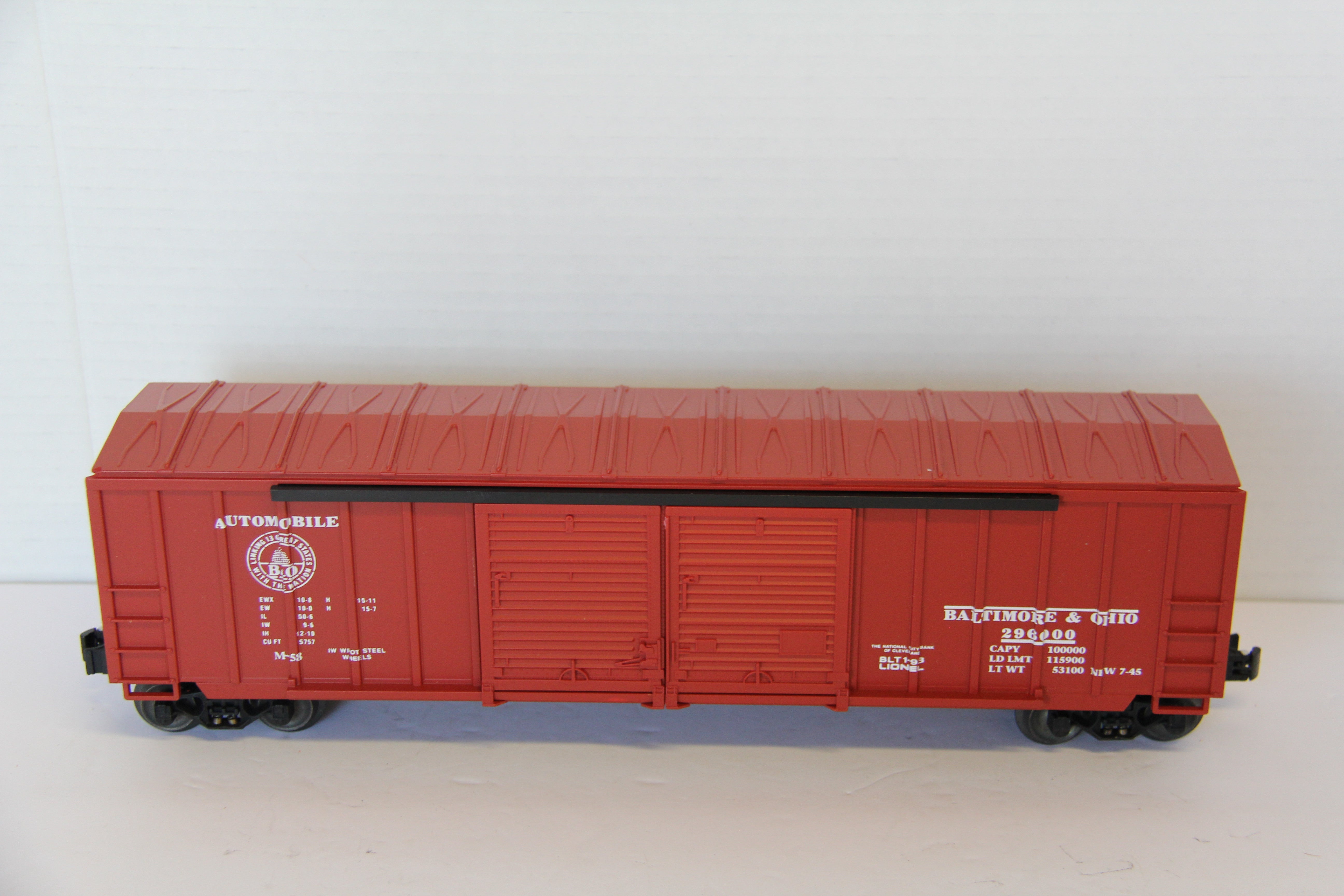 Lionel 6-17209 B&O Double Door Box Car-Second hand-M7586