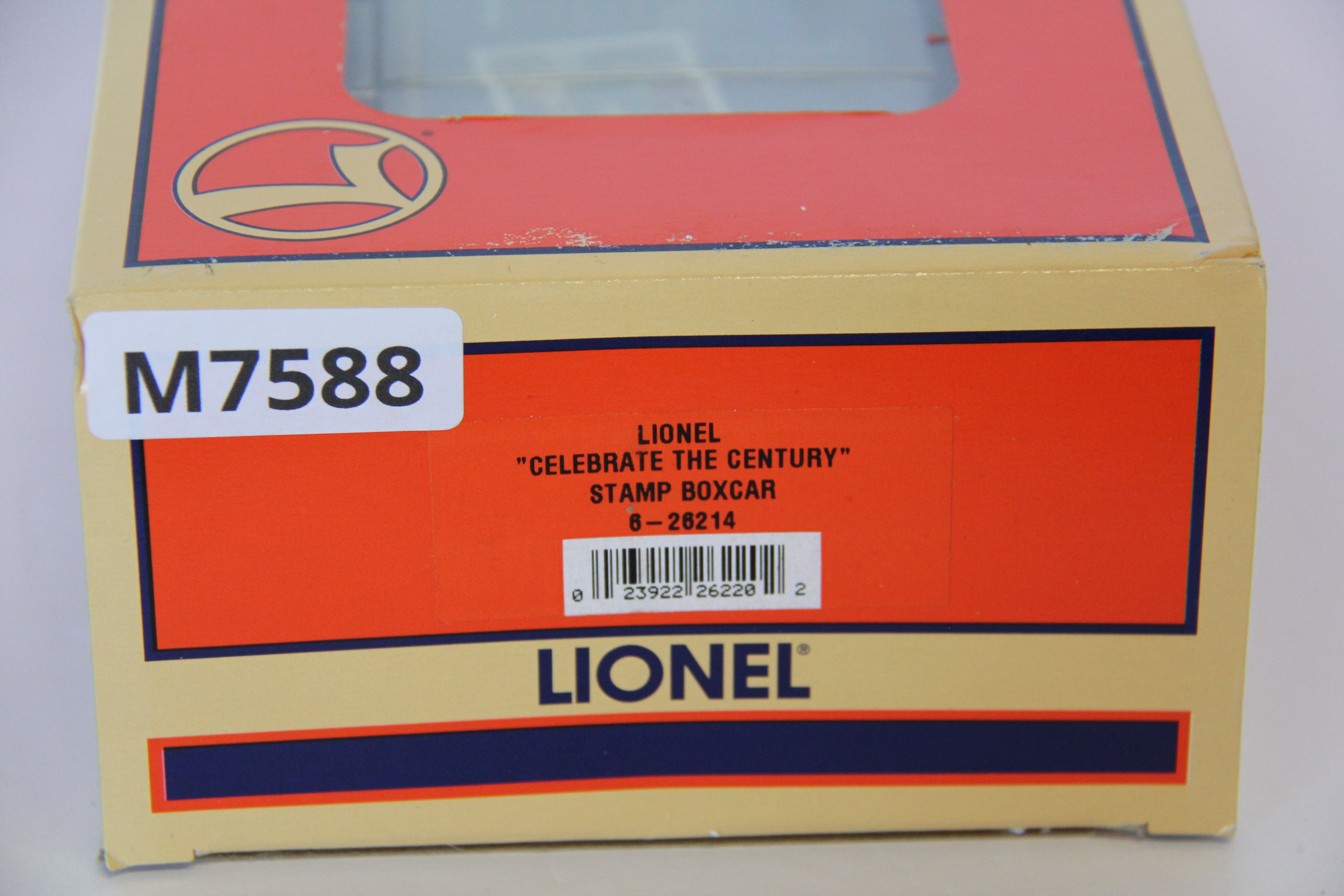 Lionel 6-26214 Lionel "Celebrate the Century" Stamp Boxcar-Second hand-M7588