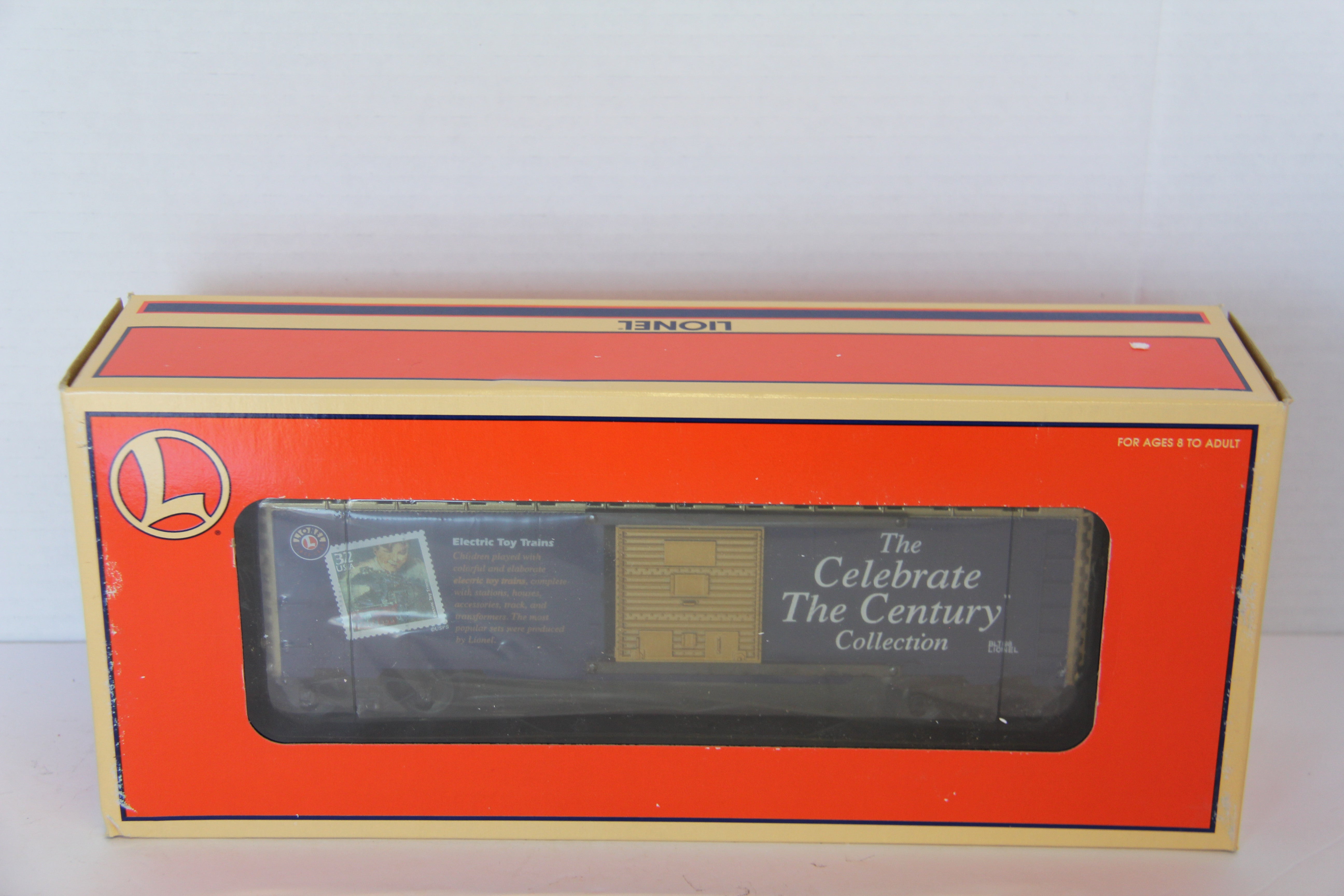 Lionel 6-26214 Lionel "Celebrate the Century" Stamp Boxcar-Second hand-M7588