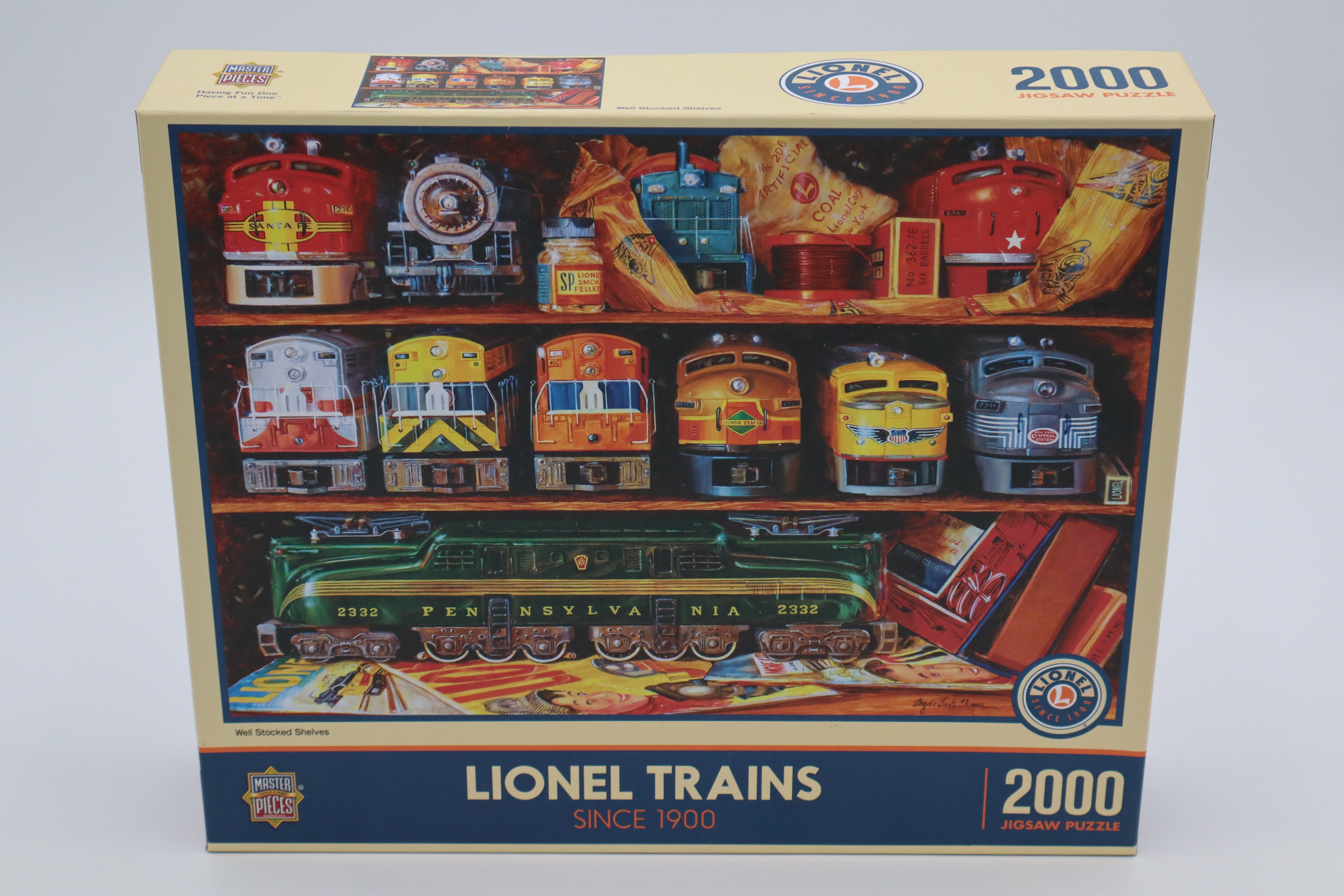 2020 LionelMaster Pieces 2000 Jigsaw Puzzle-Second hand-M8283