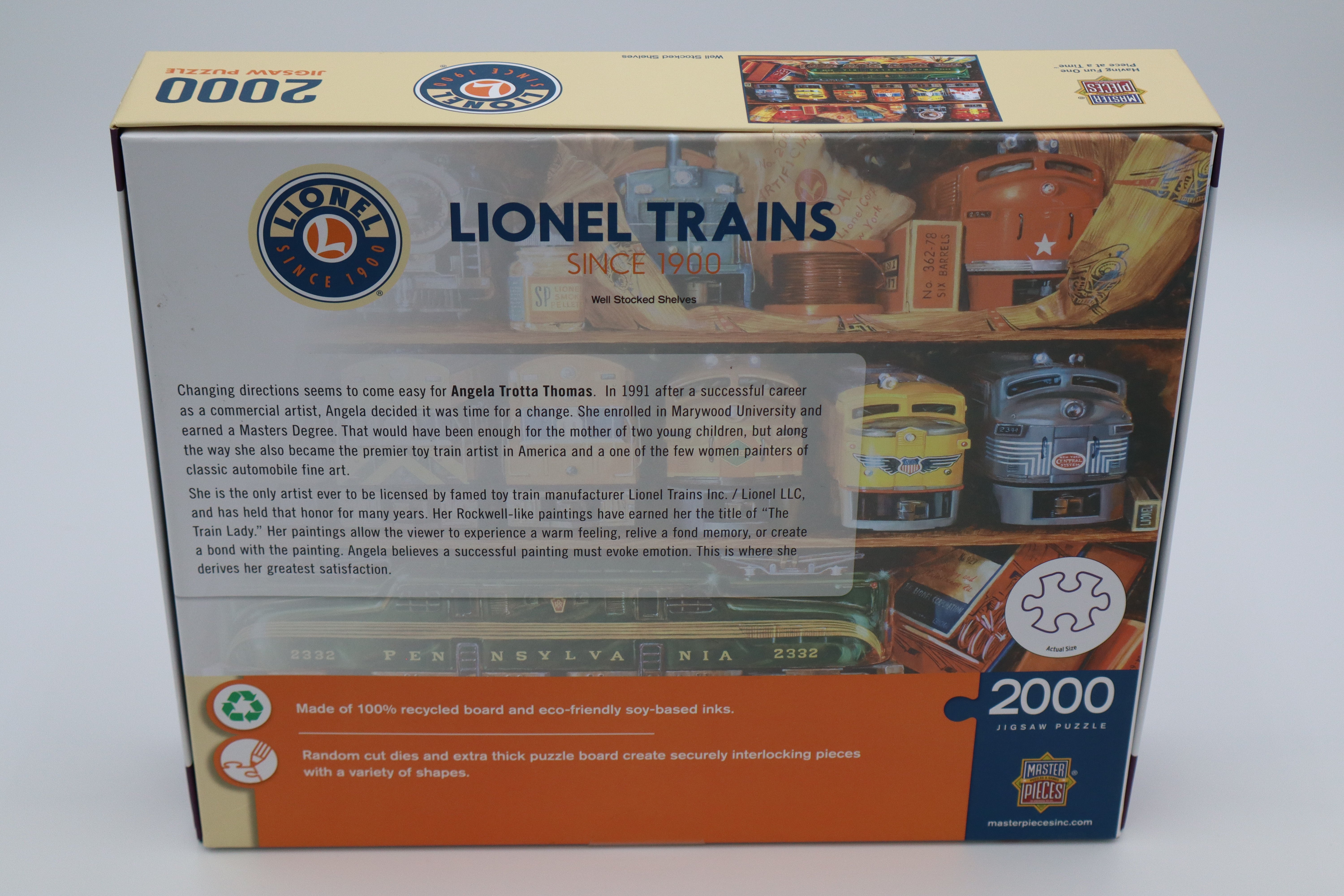 2020 LionelMaster Pieces 2000 Jigsaw Puzzle-Second hand-M8283