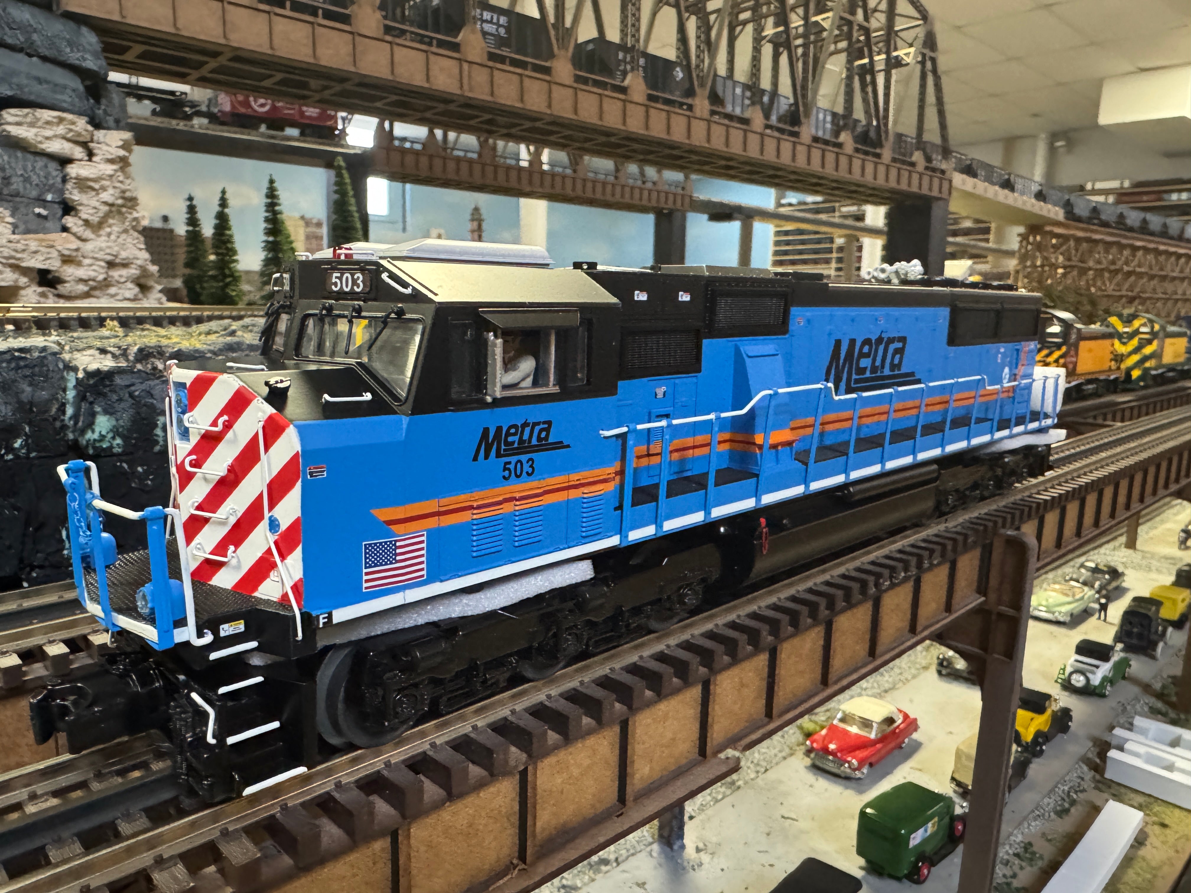 Atlas O 30138209 - Premier - SD70MAC Diesel Locomotive "Metra" #503 w/ PS3