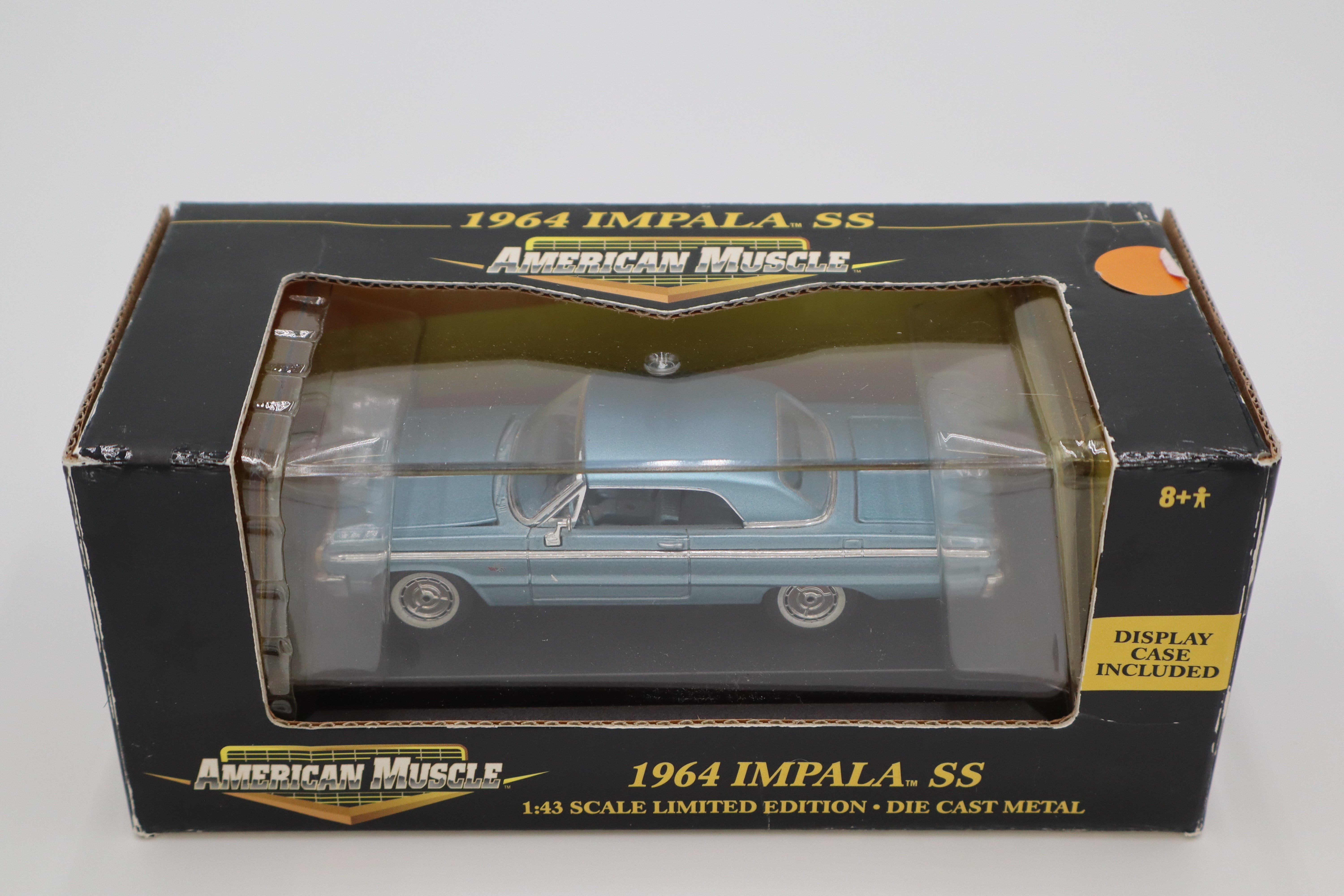 Ertl American Muscle 1964 Impala SS -Baby Blue-Second hand-M8284