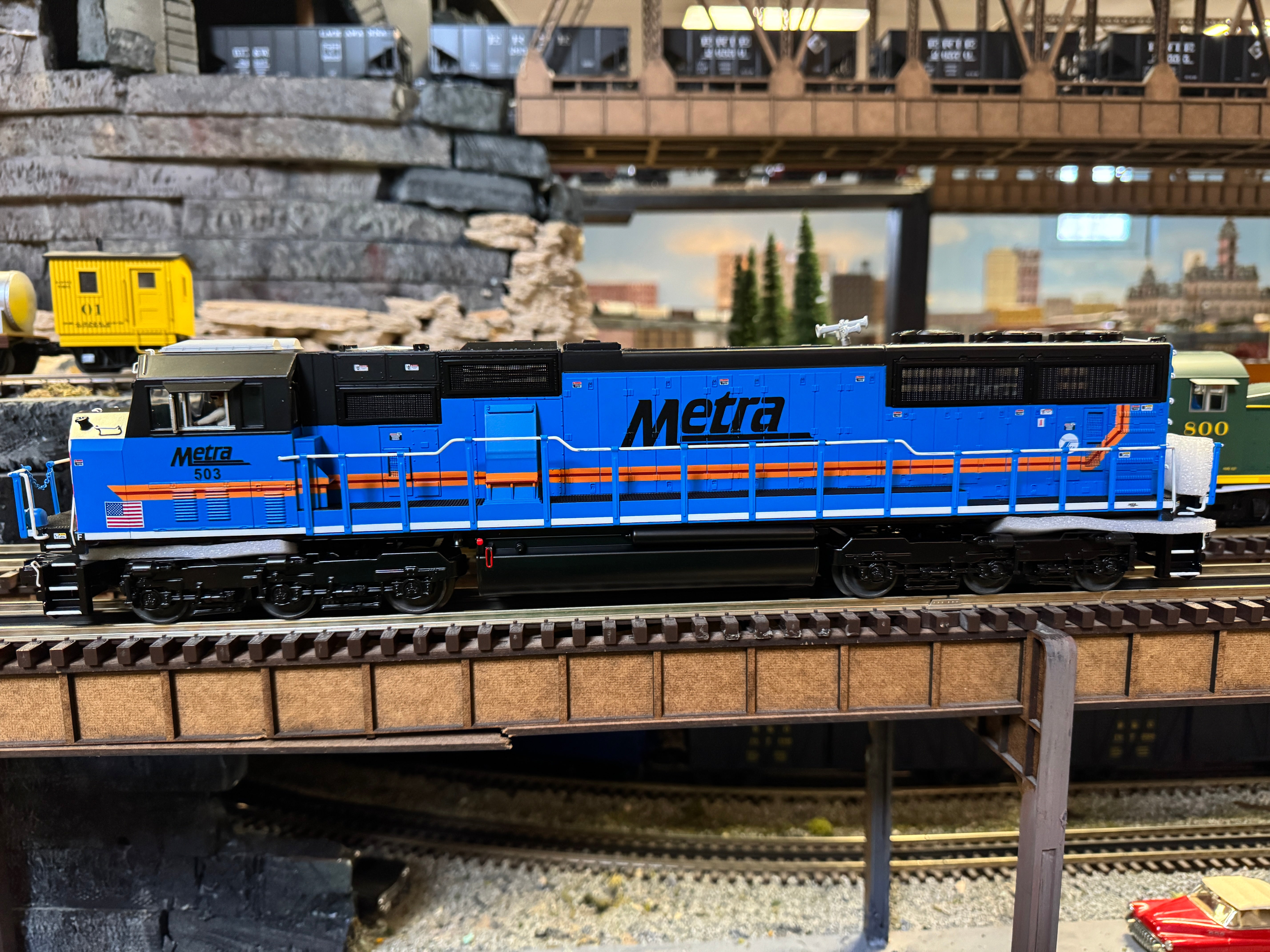 Atlas O 30138209 - Premier - SD70MAC Diesel Locomotive "Metra" #503 w/ PS3