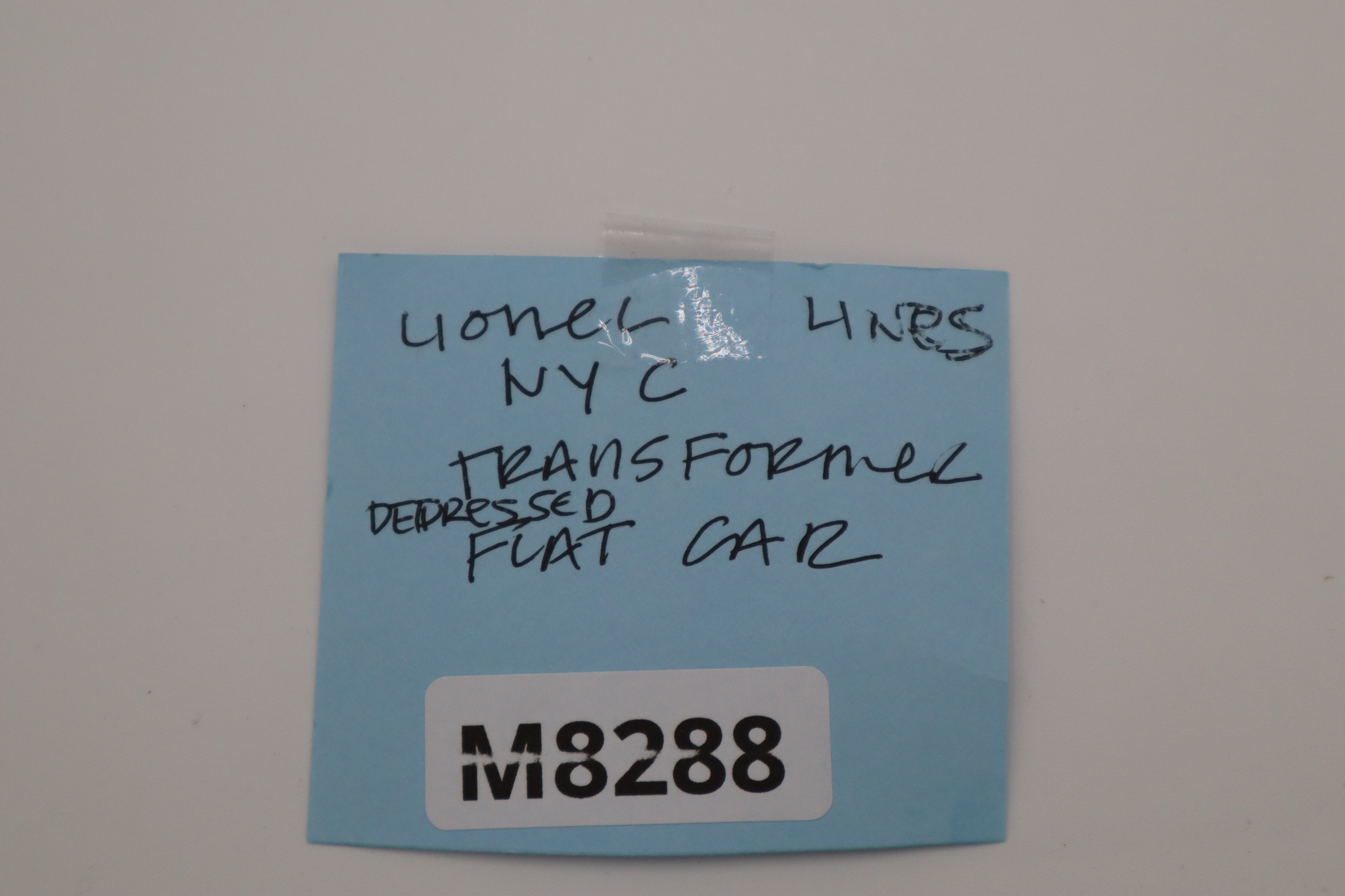 Lionel Lines NYC Depressed Flat Car w/ Transformer #16341-Second hand-M8288