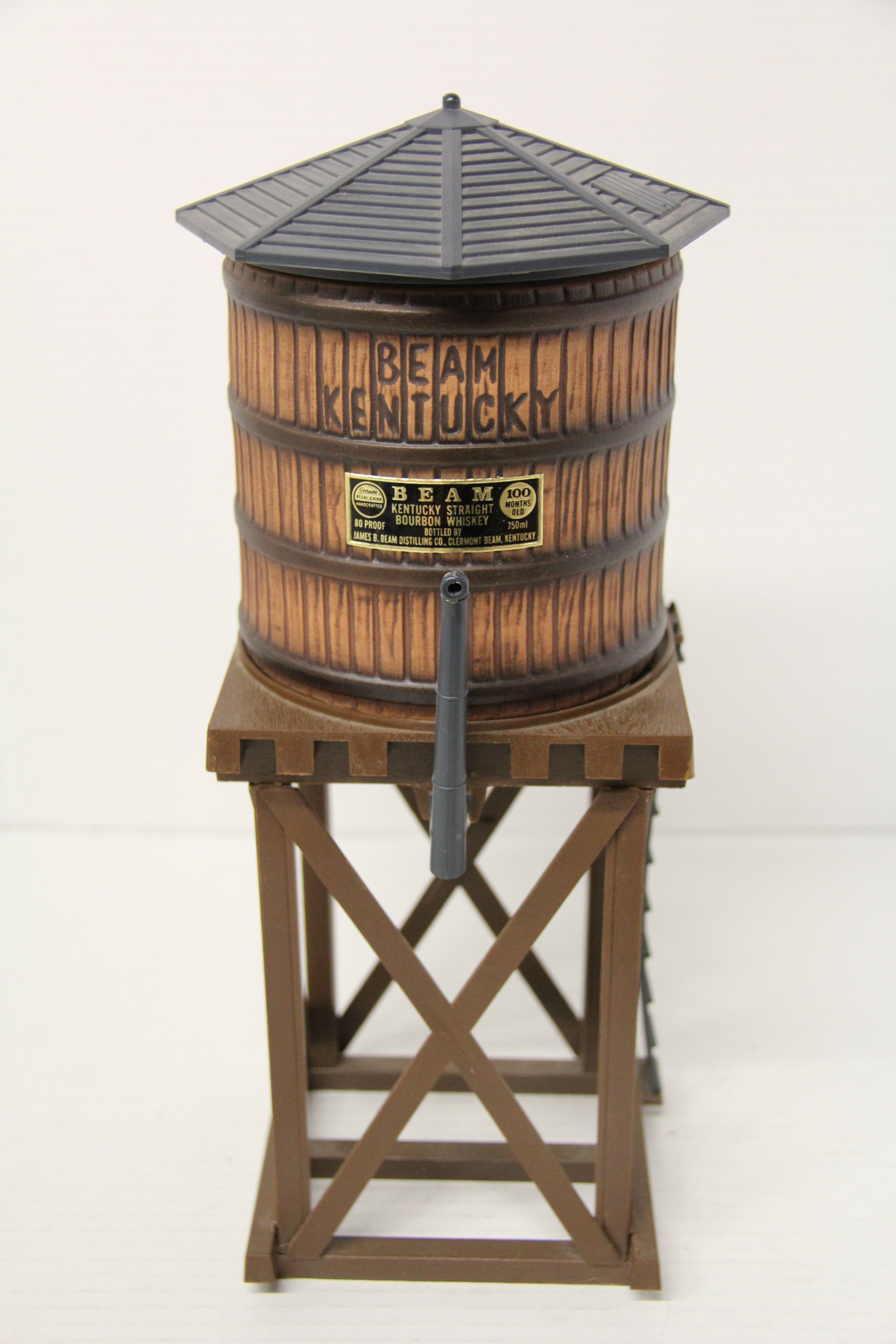 Jim Beam "Beam Kentucky" Water Tower Decanter-Second hand-M7212