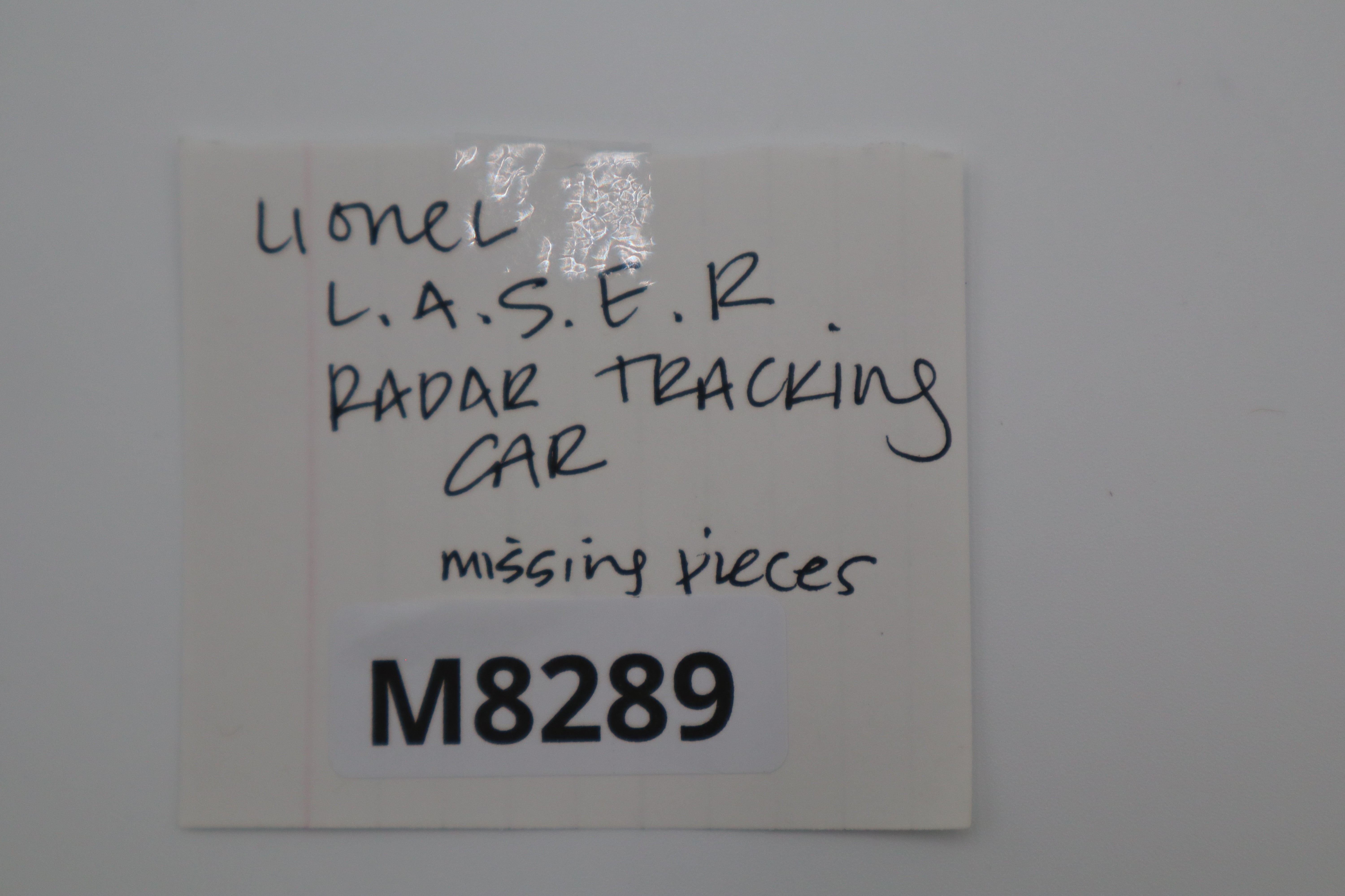 Lionel L.A.S.E.R Radar Tracking Car-Second hand-M8289