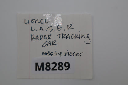 Lionel L.A.S.E.R Radar Tracking Car-Second hand-M8289