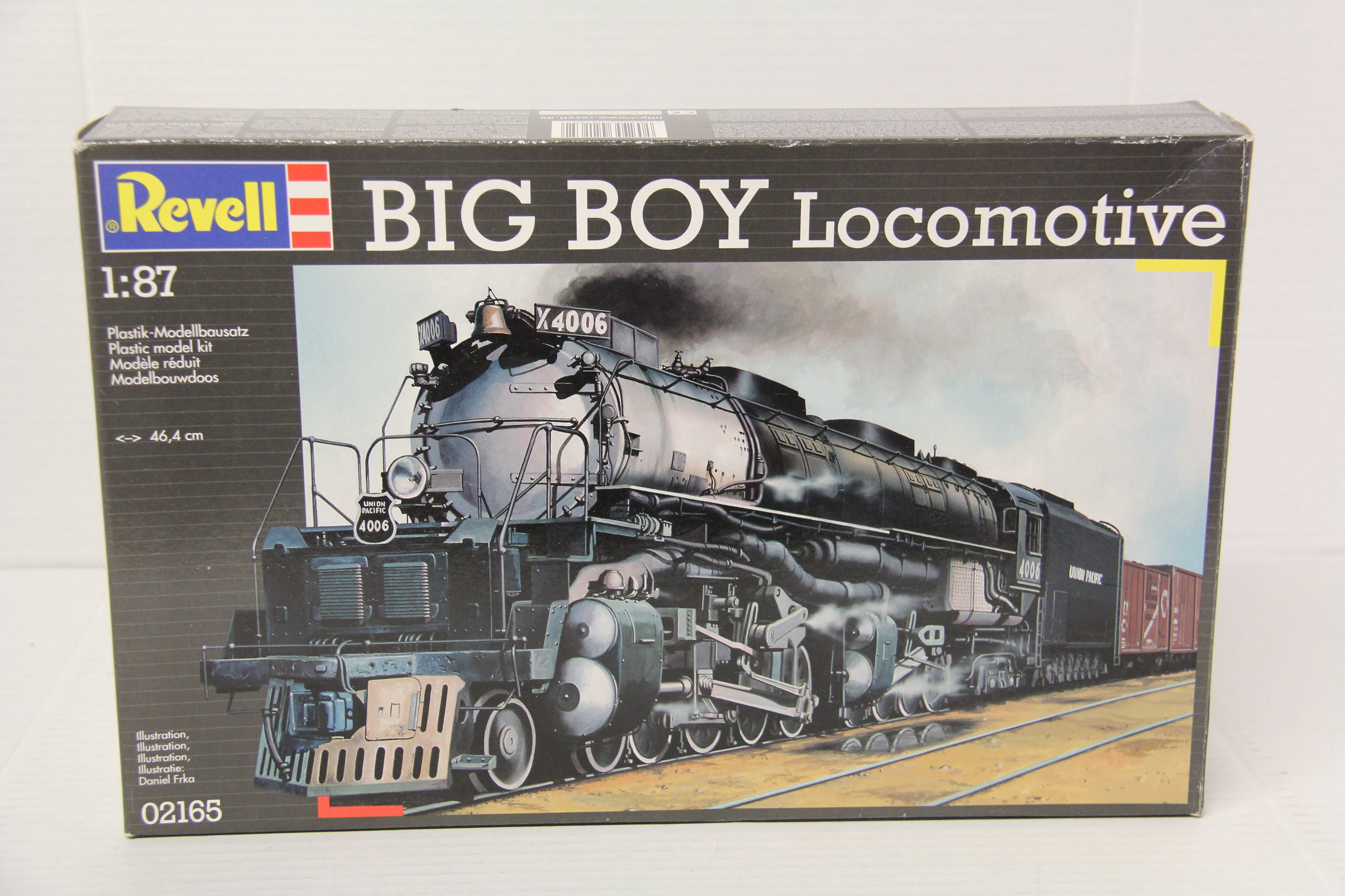 2003 Revell #02165 Big Boy Locomotive 1:87 Plastic Model Kit-Second hand-M7214