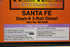 Rail King RK-2004 Santa Fe Dash-8  3 Rail Diesel-Second hand-M5952