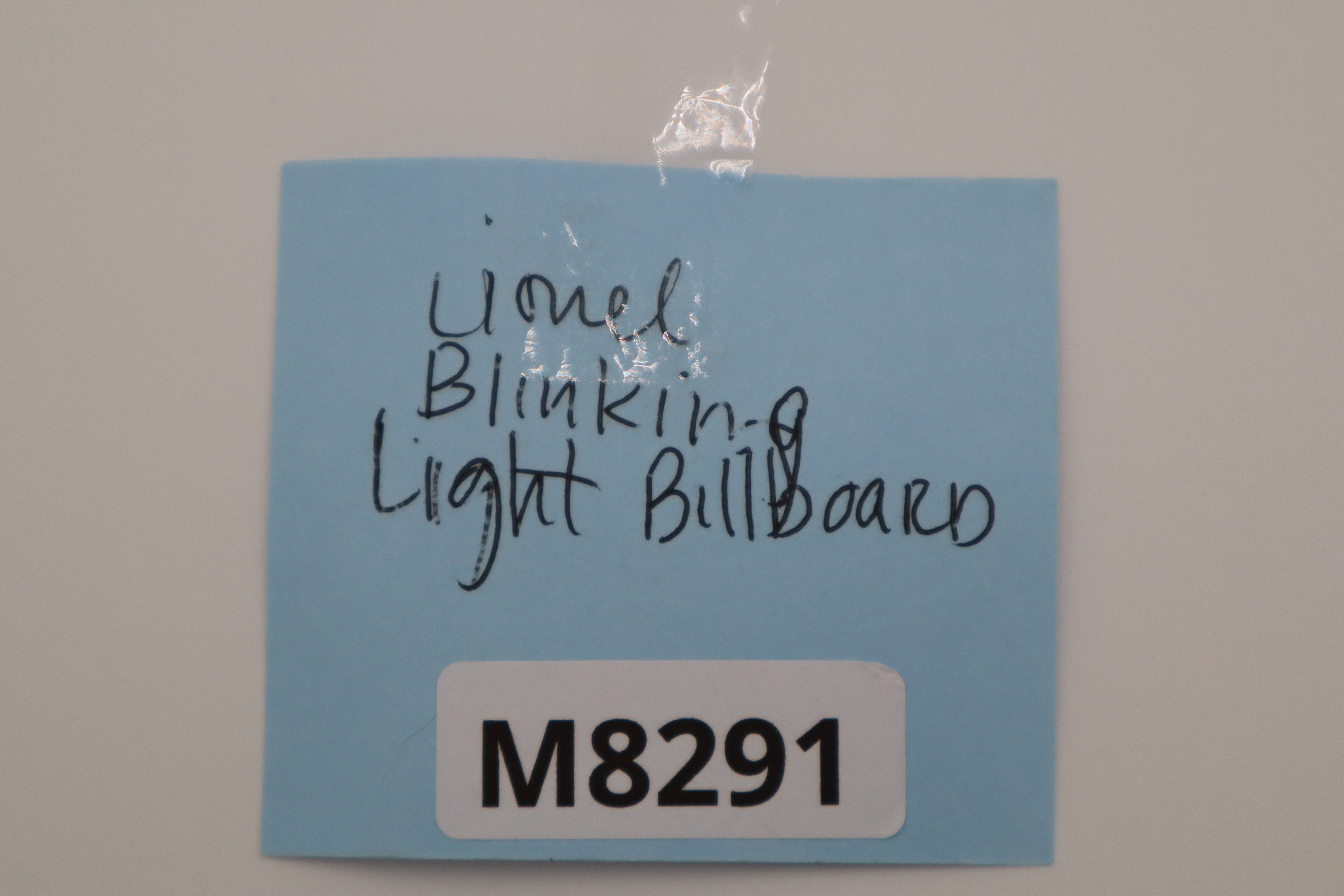 Lionel Blinking Light Billboard-Second hand-M8291
